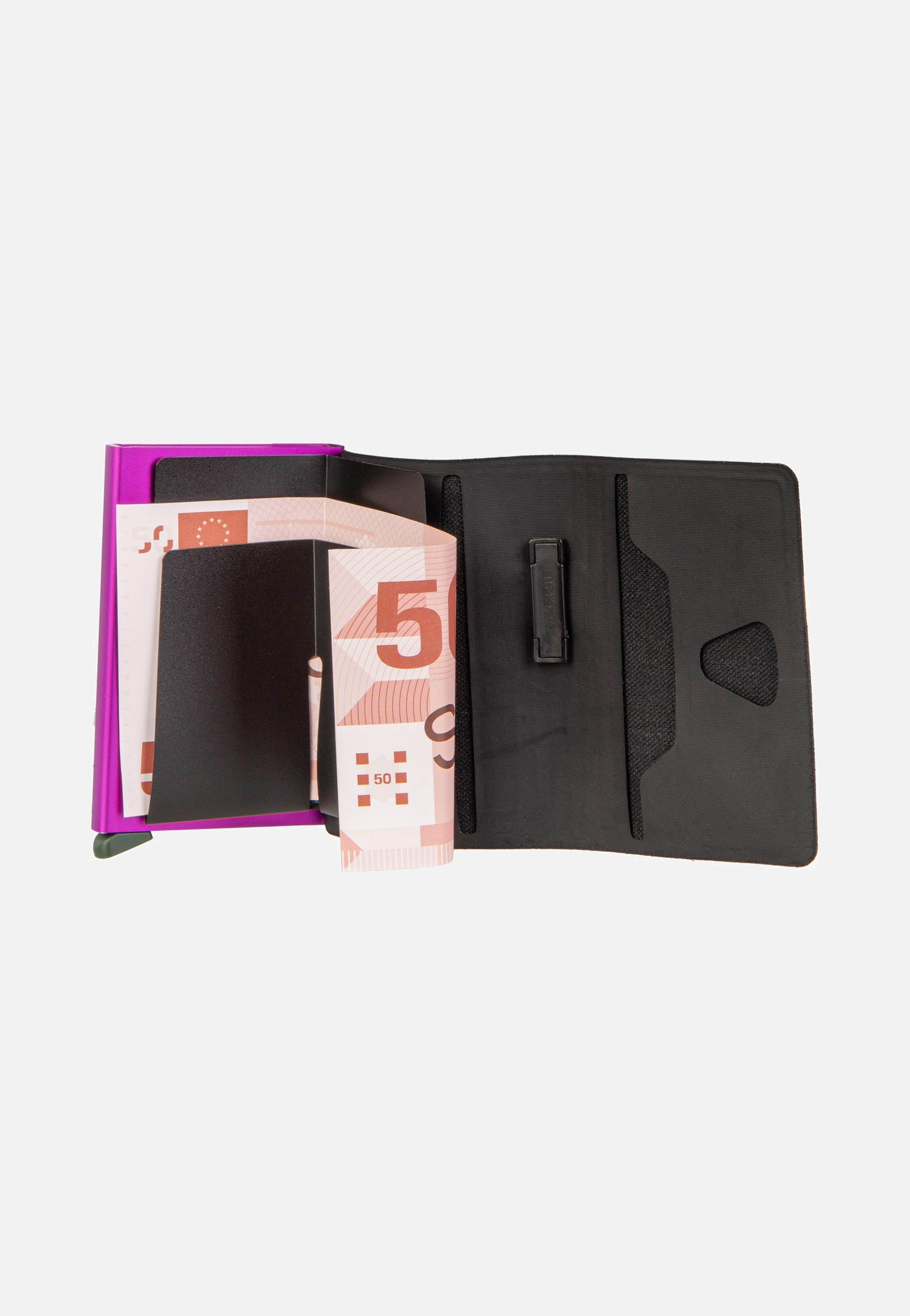Secrid Bandwallet TPU Sheltersuit Black-Fuchsia Wallet