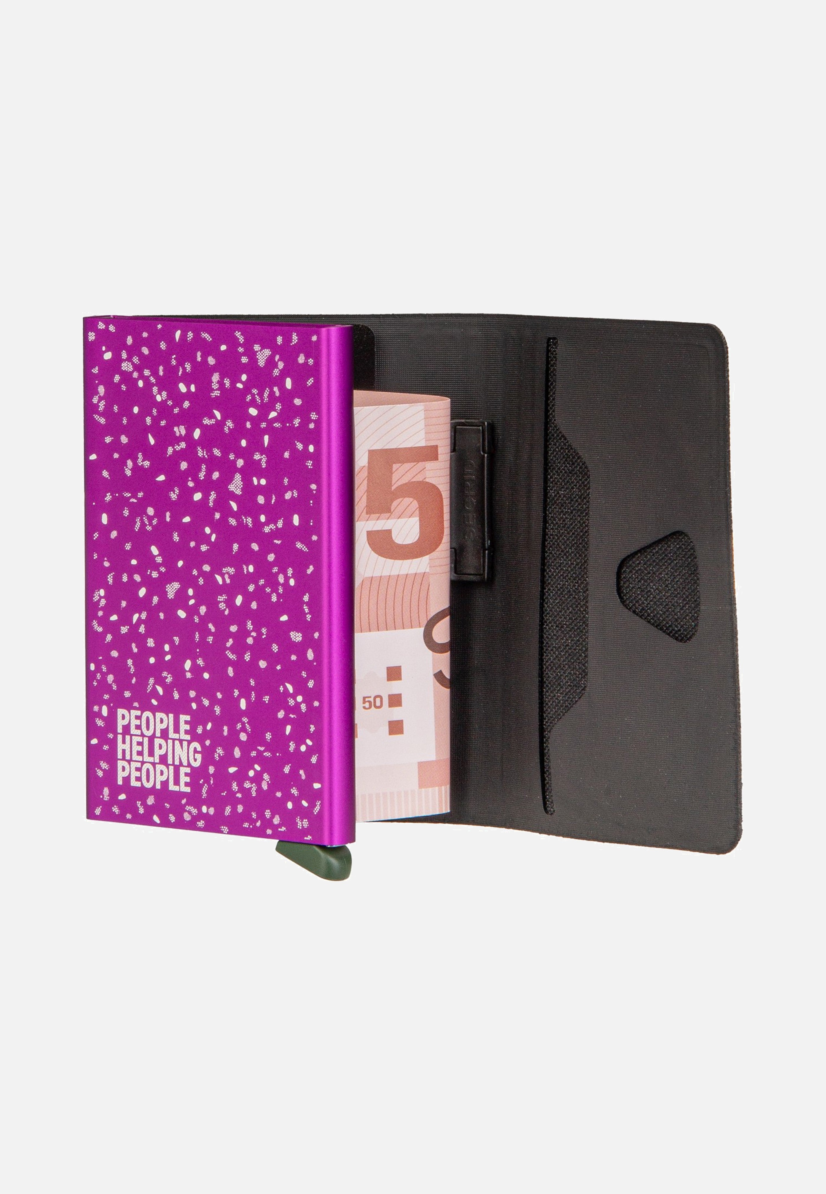 Secrid Bandwallet TPU Sheltersuit Black-Fuchsia Wallet