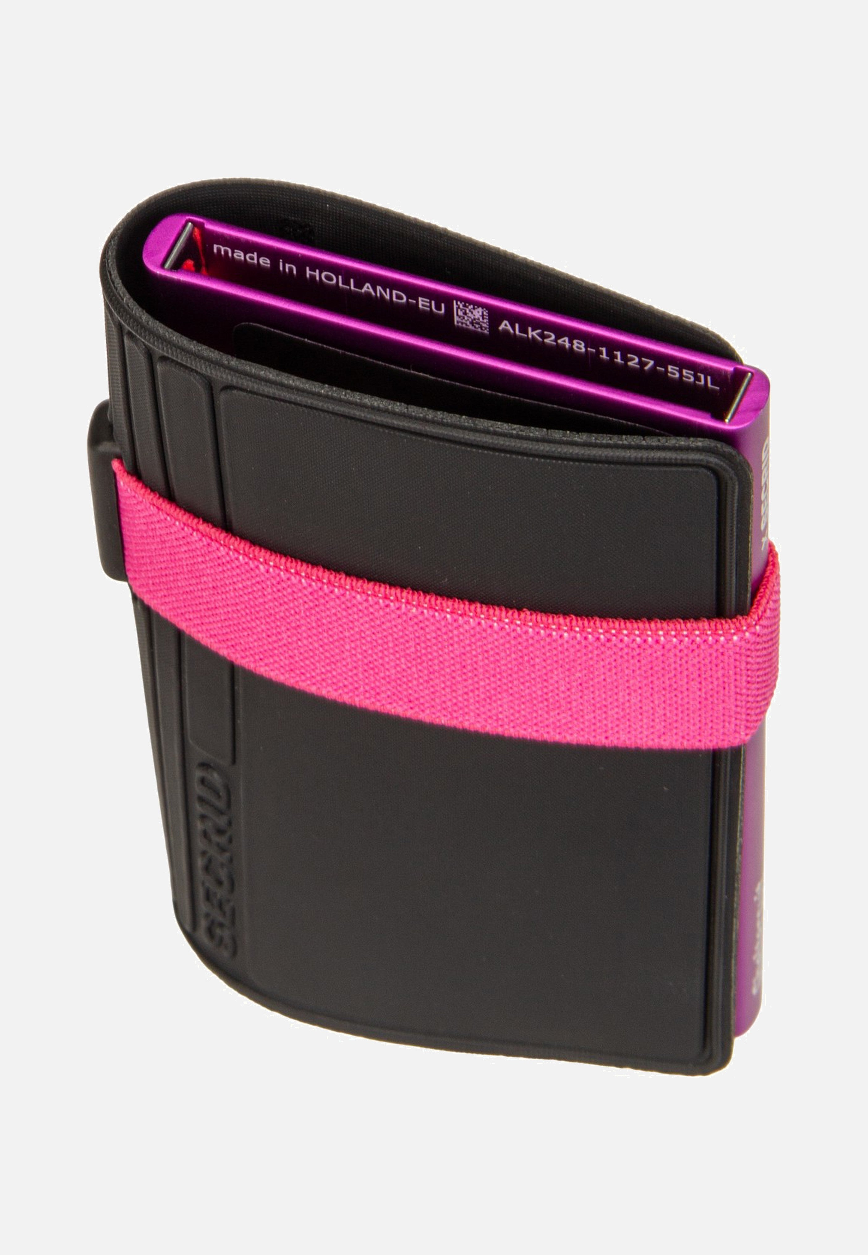 Secrid Bandwallet TPU Sheltersuit Black-Fuchsia Wallet