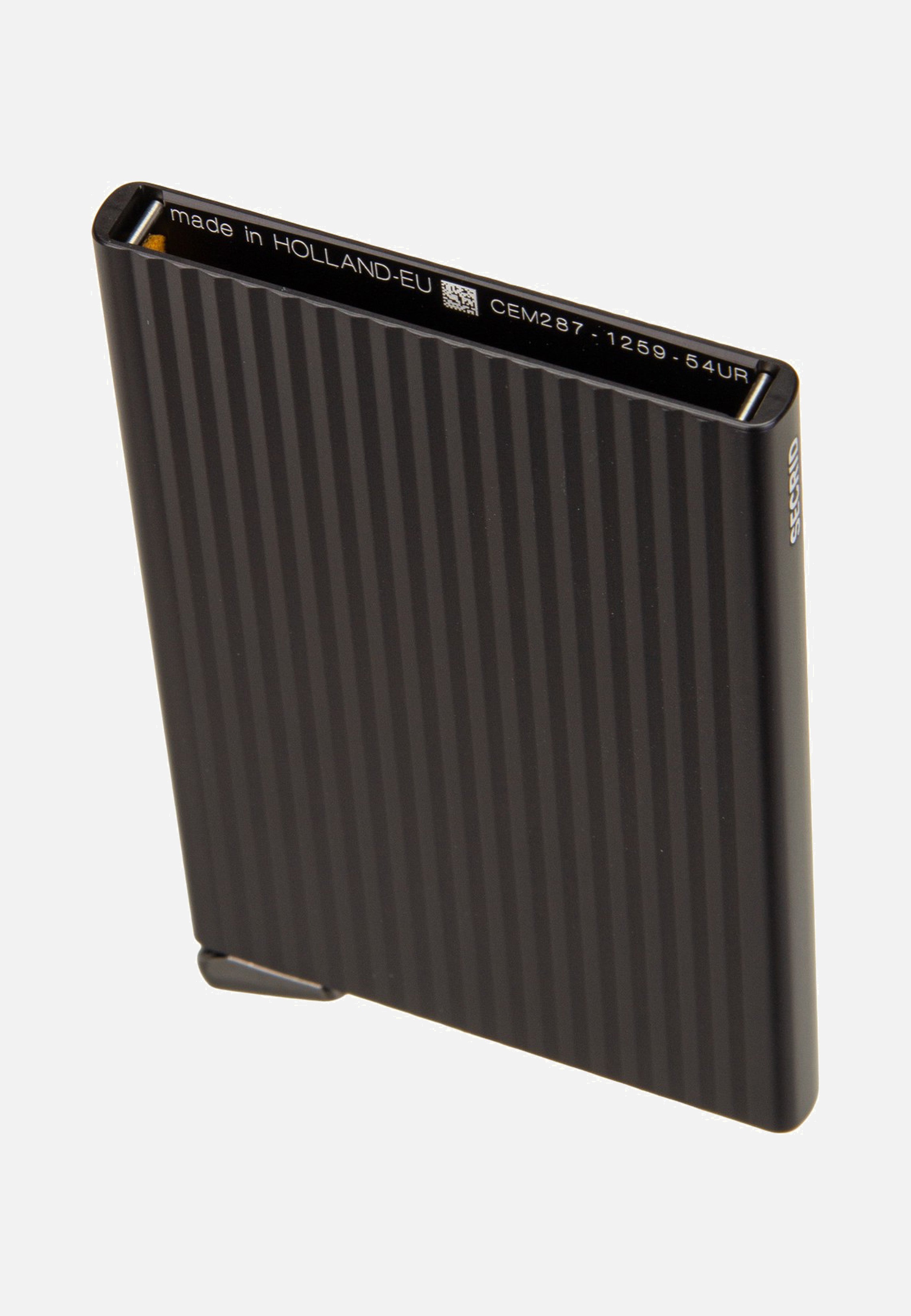 Secrid Cardprotector Fluted Black+ Card Holder