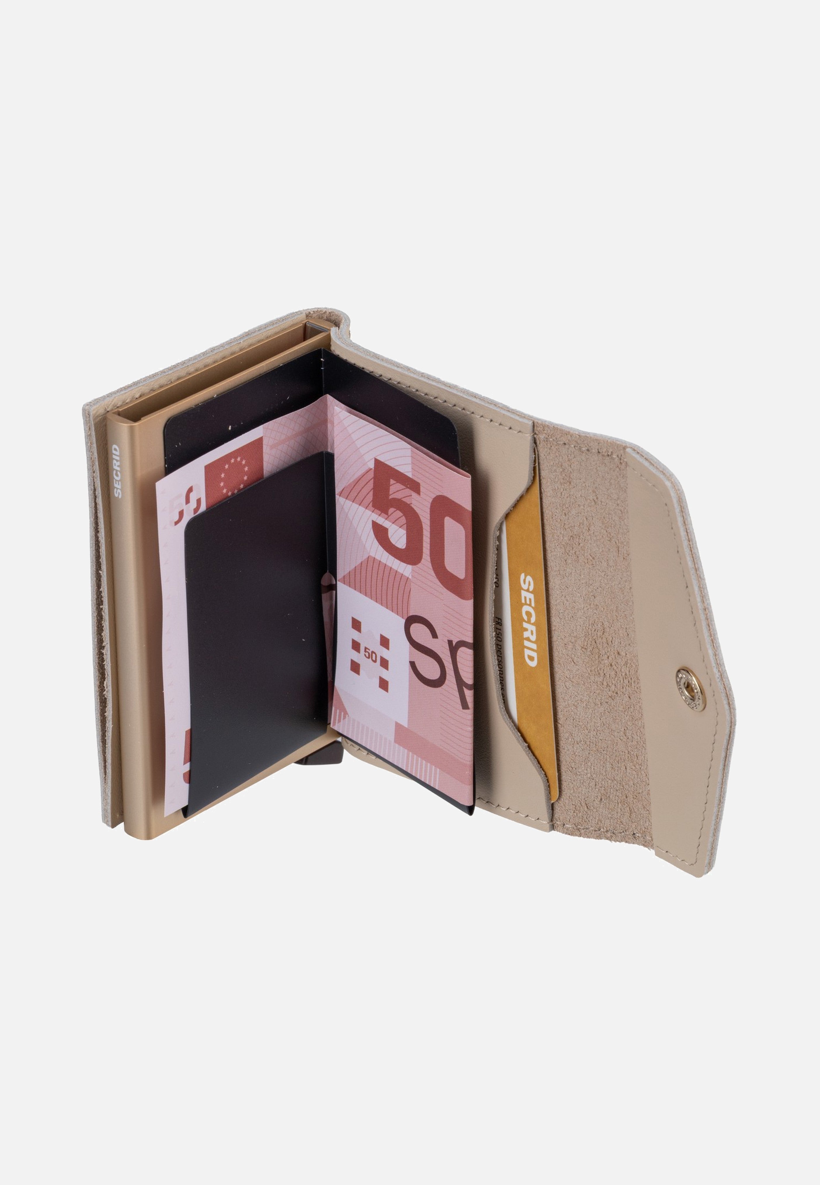 Secrid Envelope Pebble Latte Wallet