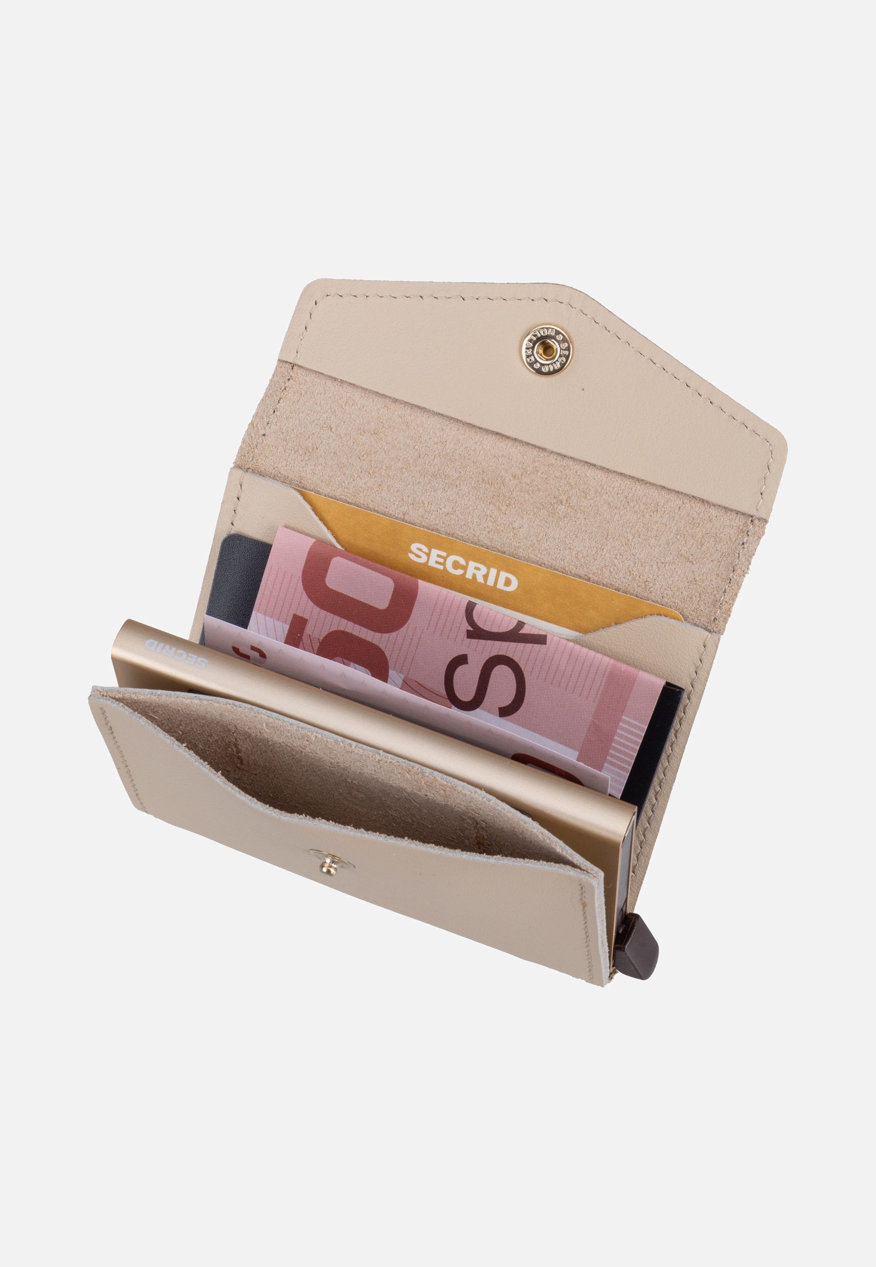 Secrid Envelope Pebble Latte Wallet