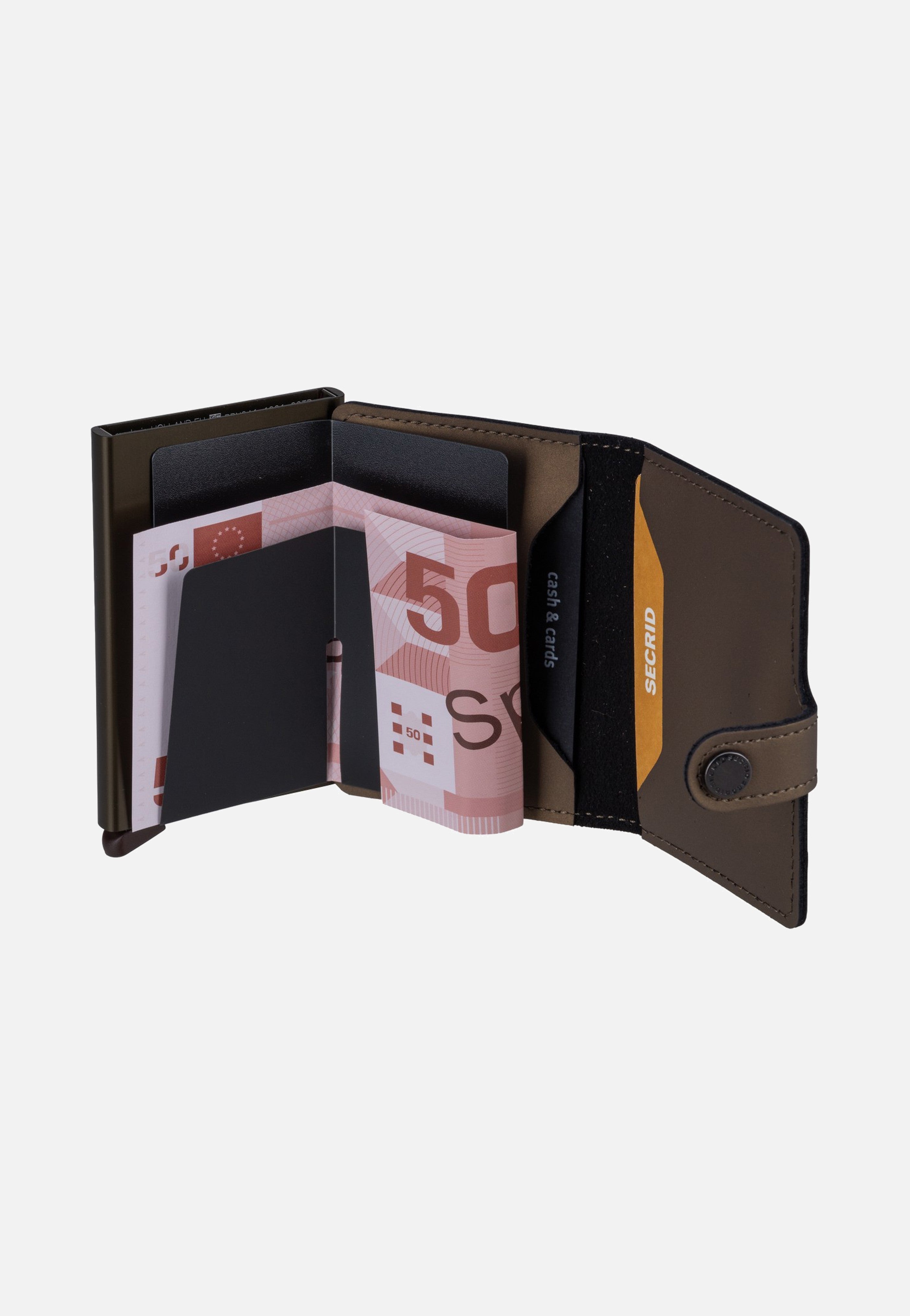 Secrid Miniwallet Matte Satin Bronze Wallet