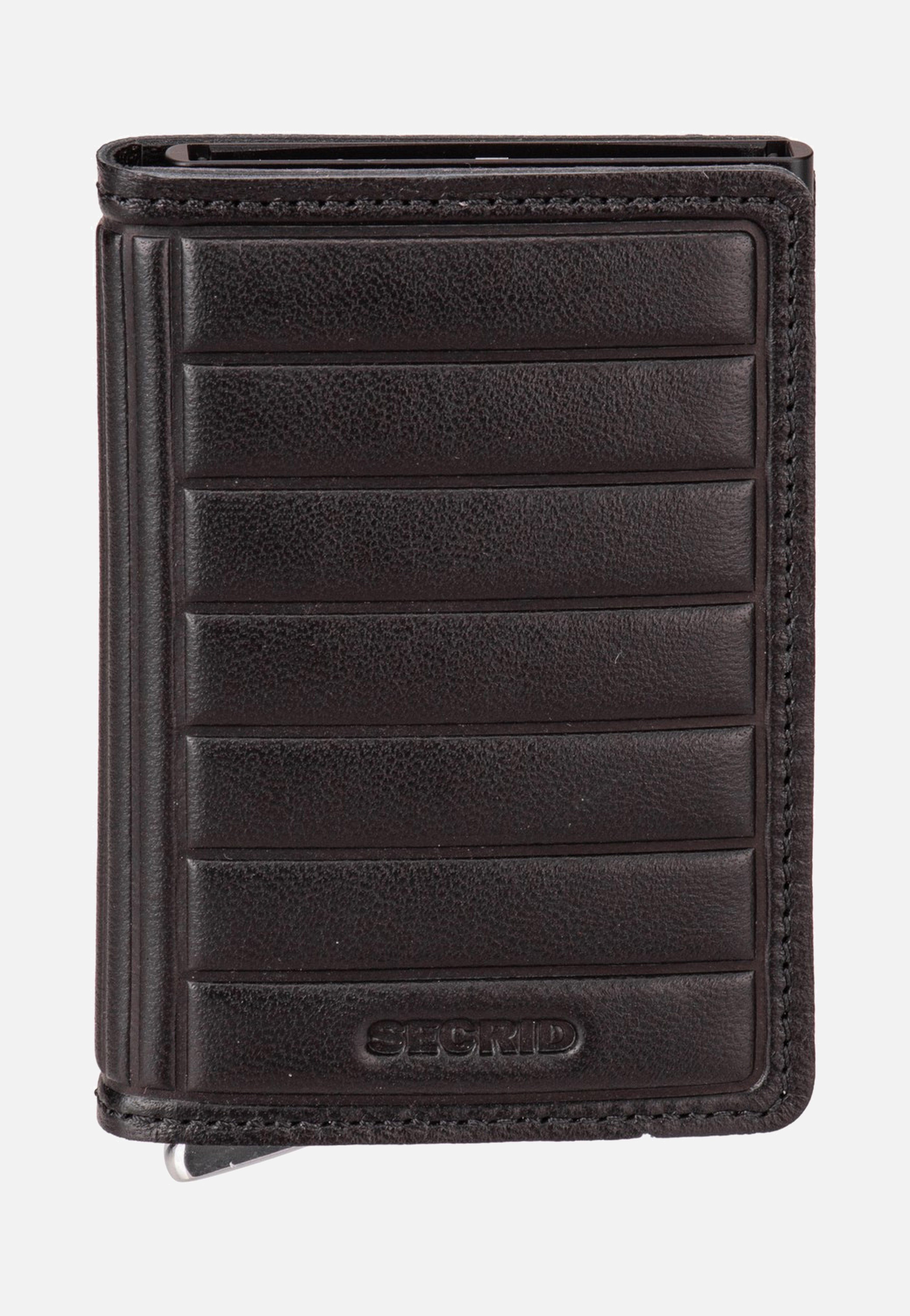 Secrid Slimwallet Emboss Lines Black+ Wallet