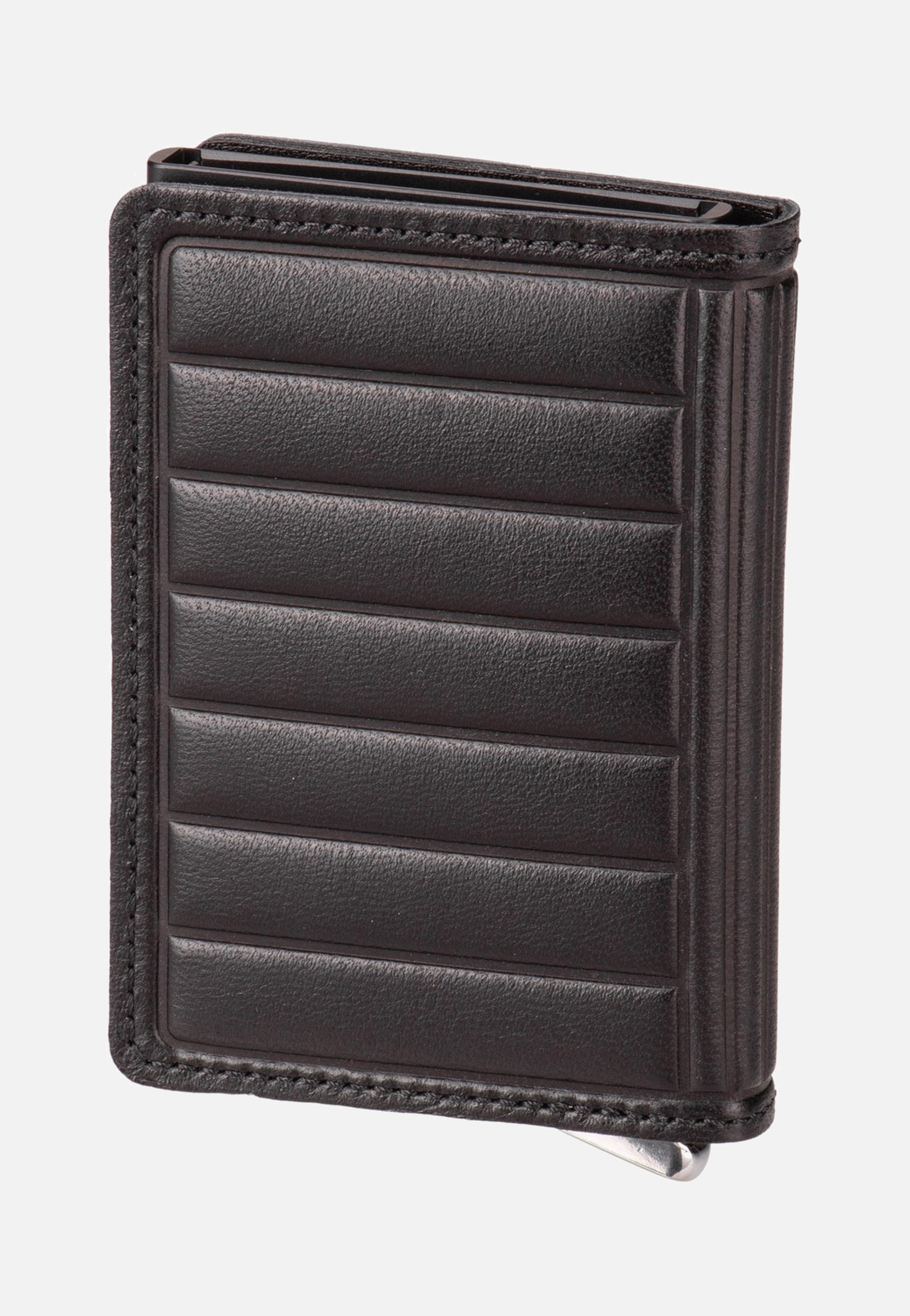 Secrid Slimwallet Emboss Lines Black+ Wallet