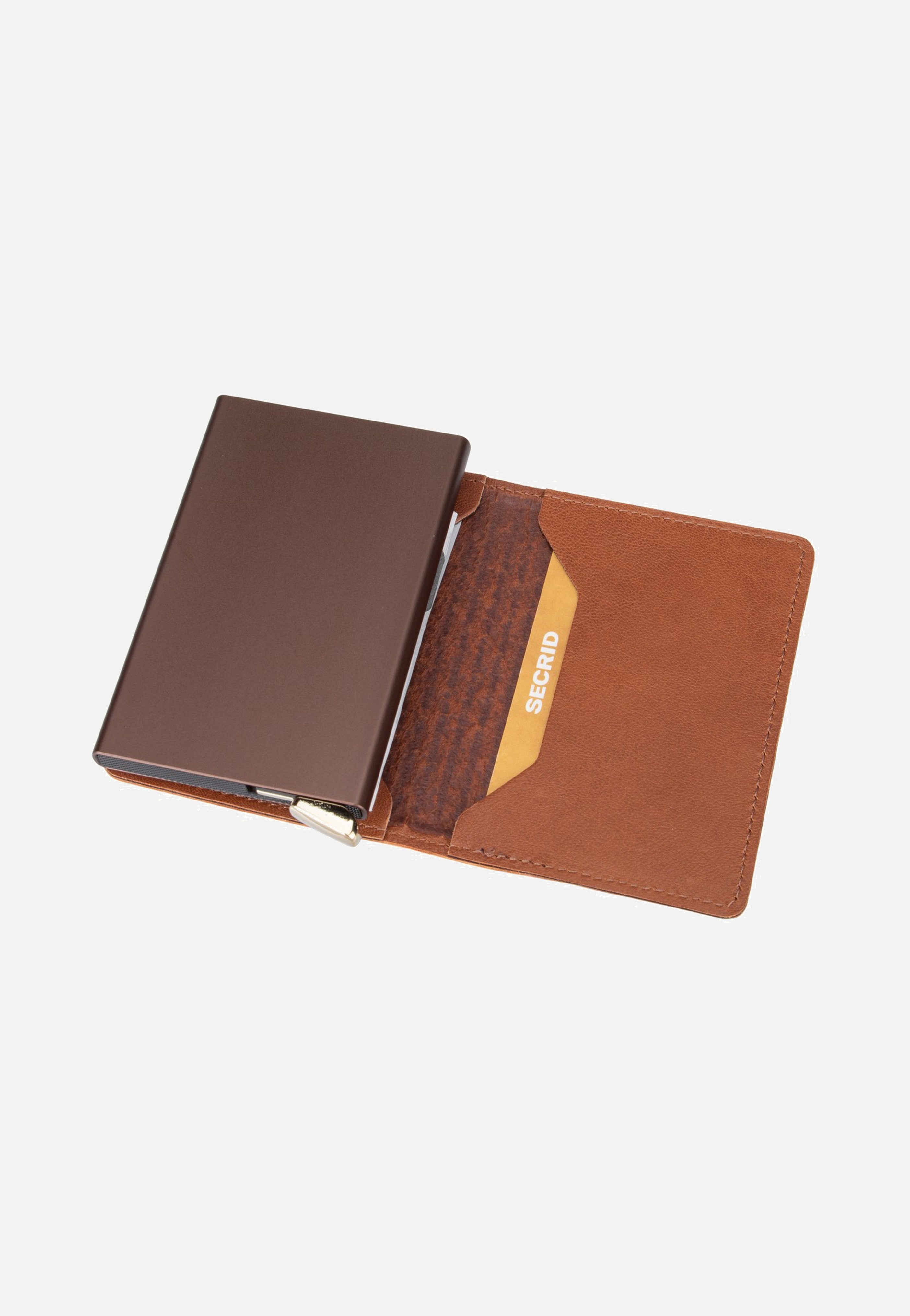 Secrid Slimwallet Emboss Lines Cognac+ Wallet