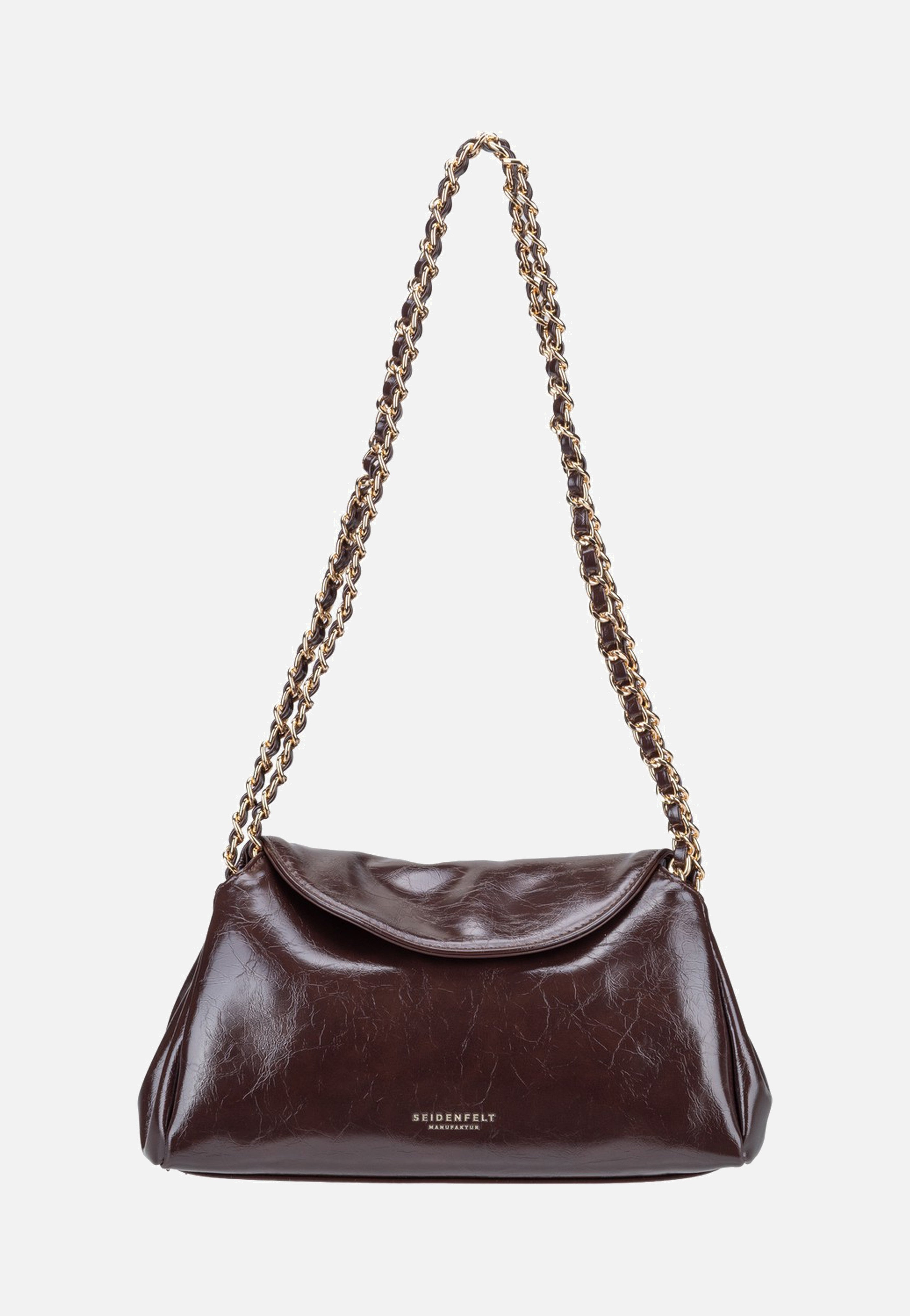 Seidenfelt Loimaa Handbag Dark Brown Shoulder Bag