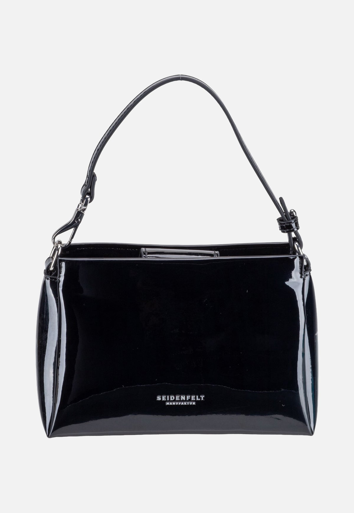 Seidenfelt Mariehamn Patent Black Borsa da sera
