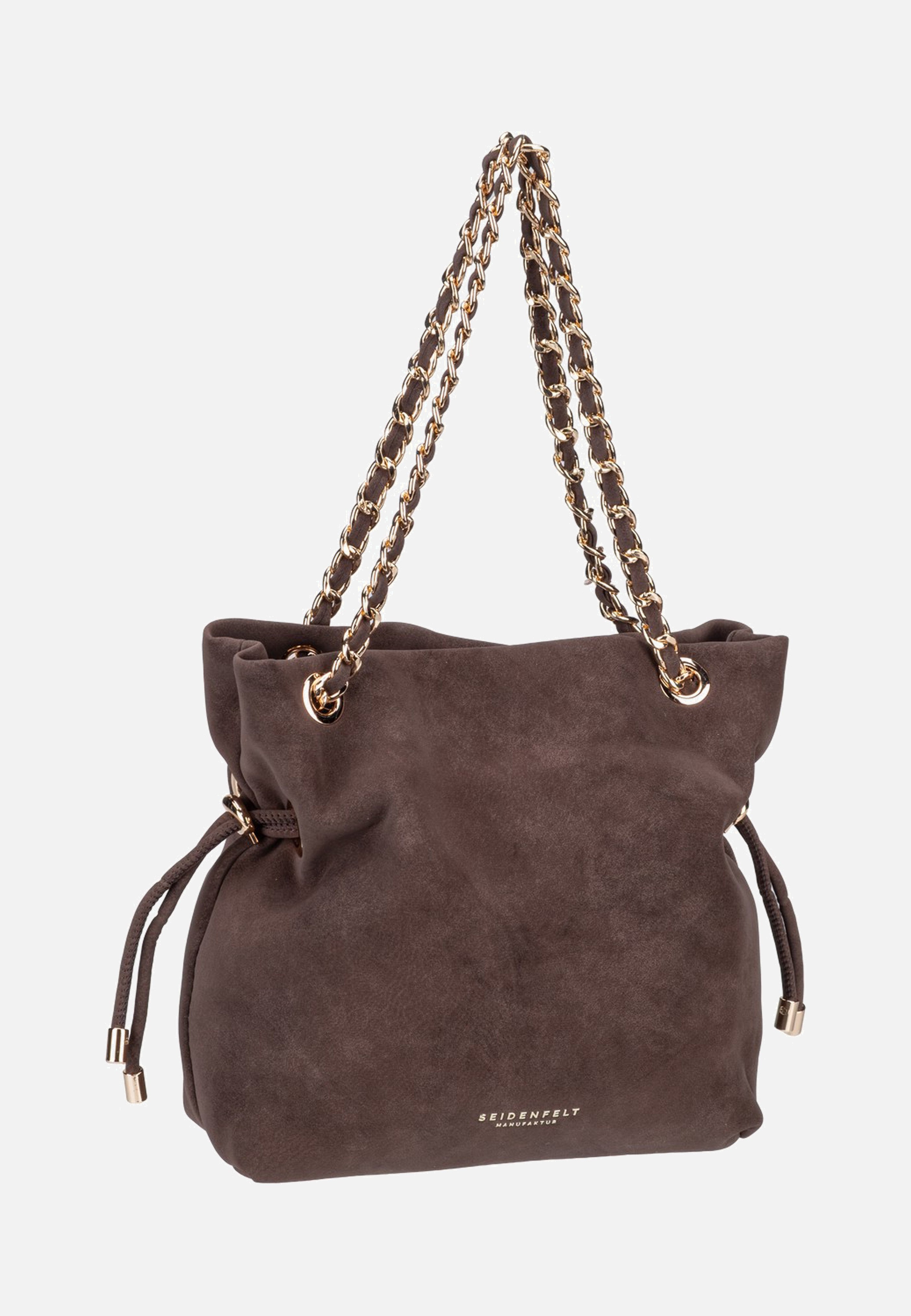 Seidenfelt Rena Handbag Dark Brown Hobo Bag
