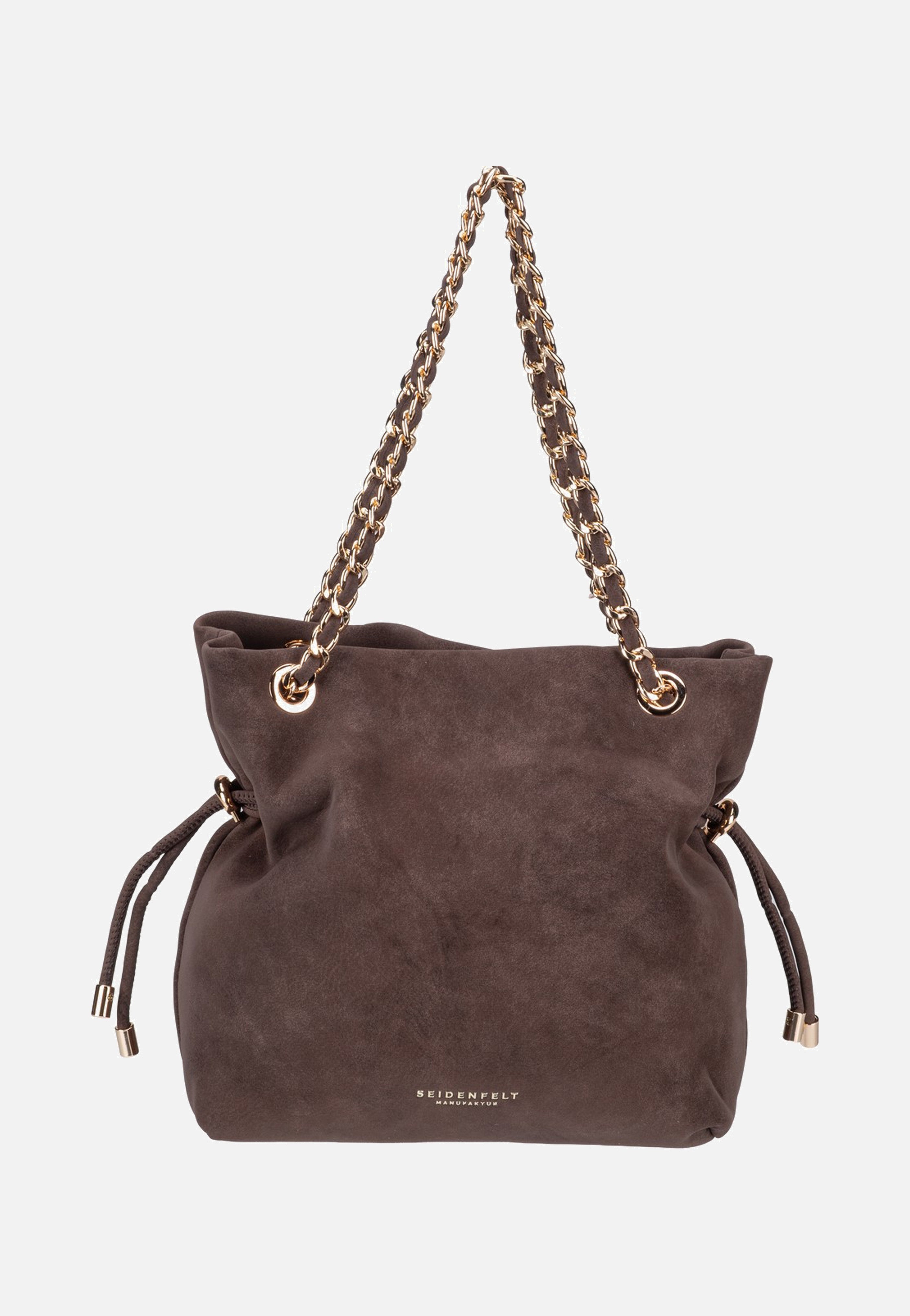 Seidenfelt Rena Handbag Dark Brown Hobo Bag