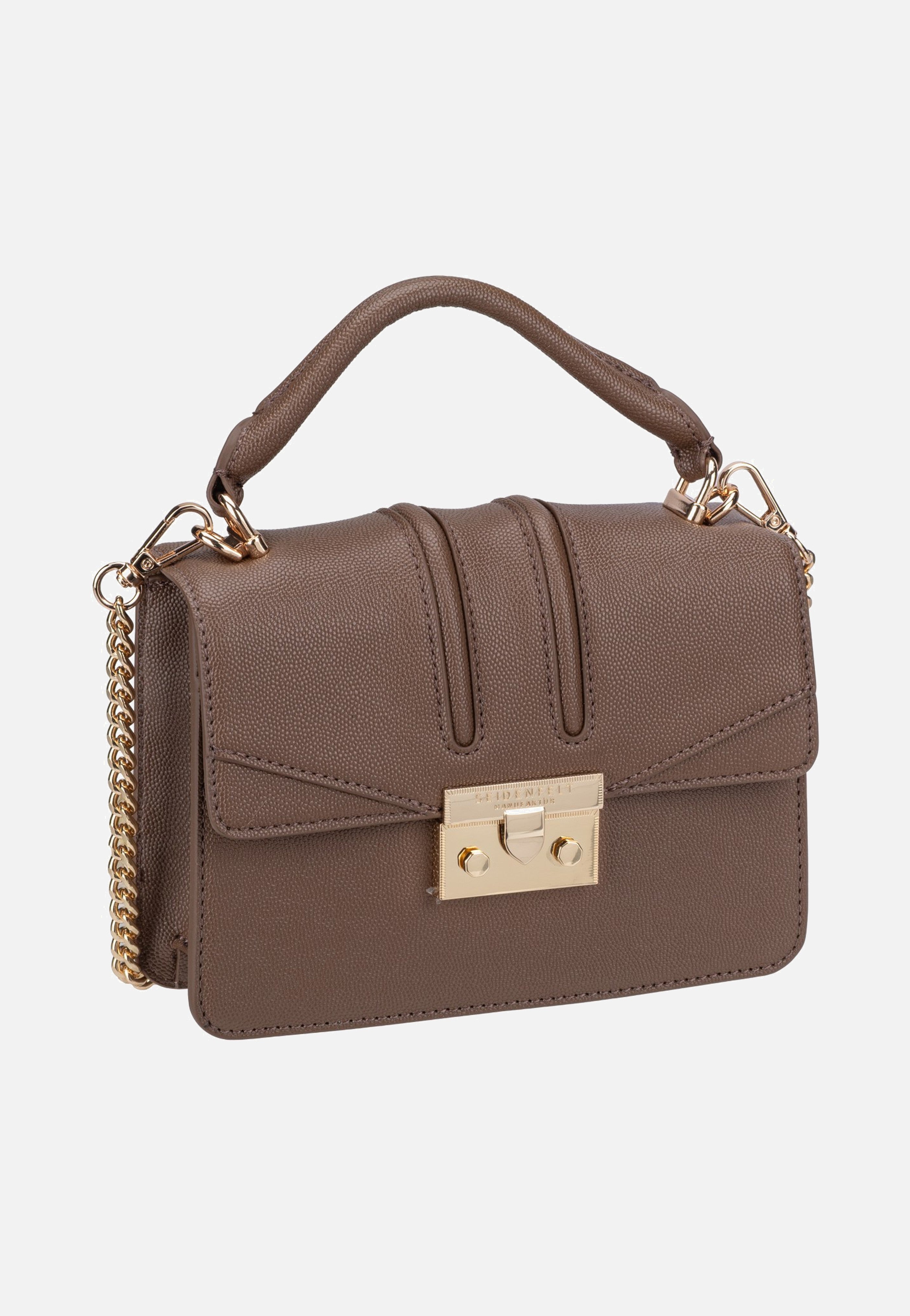 Seidenfelt Roros Top Handle Chestnut Evening Bag