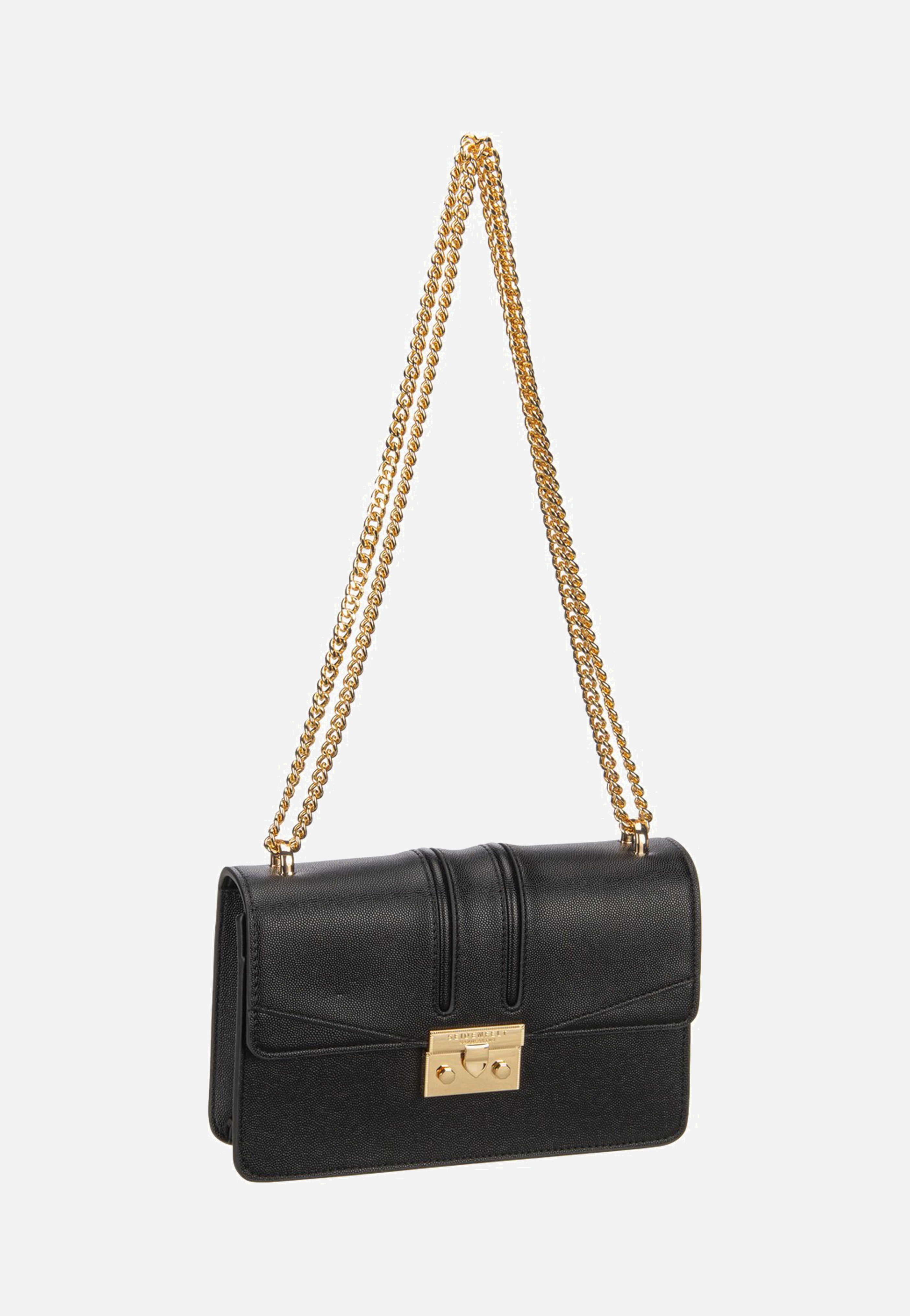 Seidenfelt Roros East-West Black/Gold Evening Bag