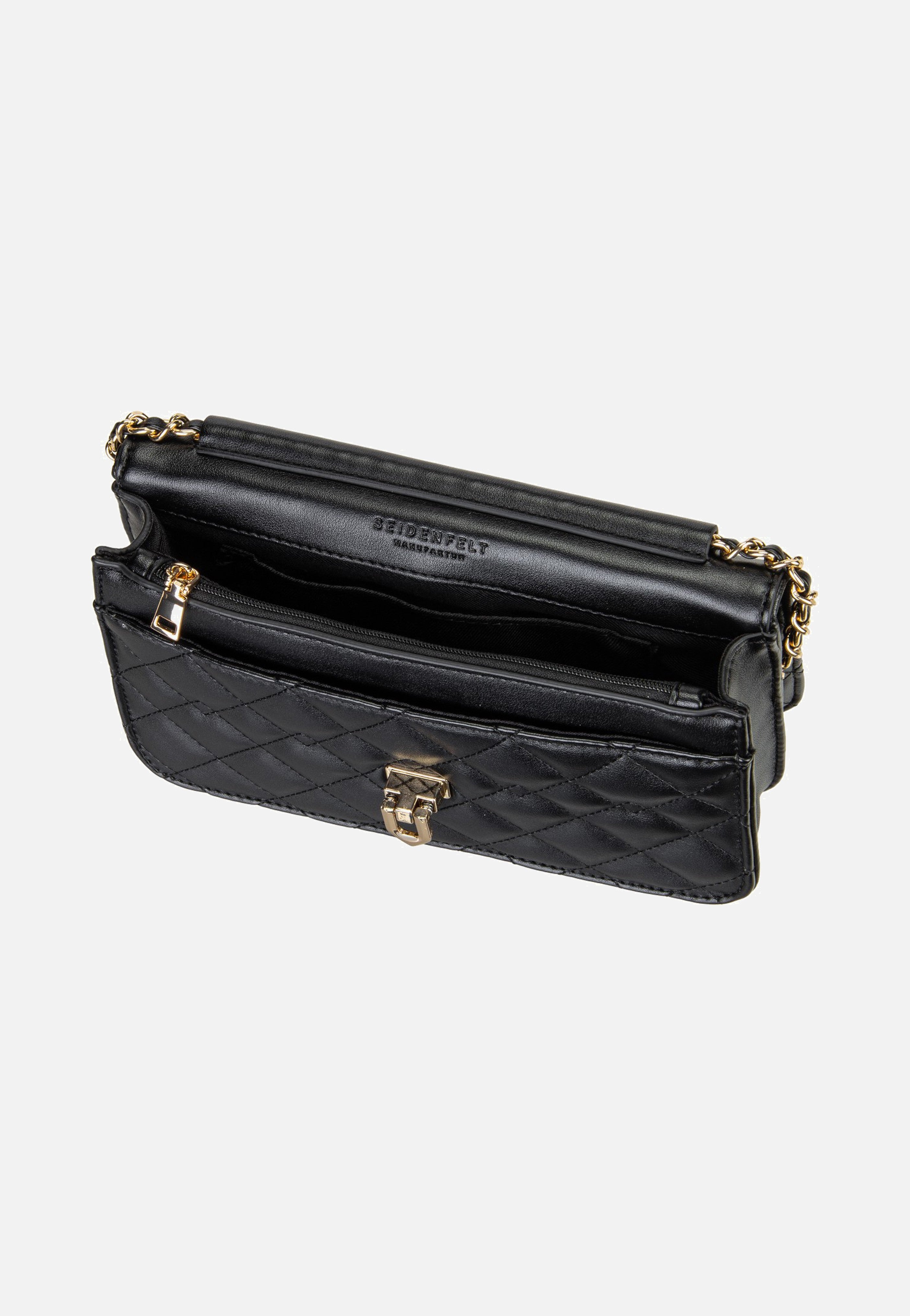 Seidenfelt Sande Clutch Black Evening Bag