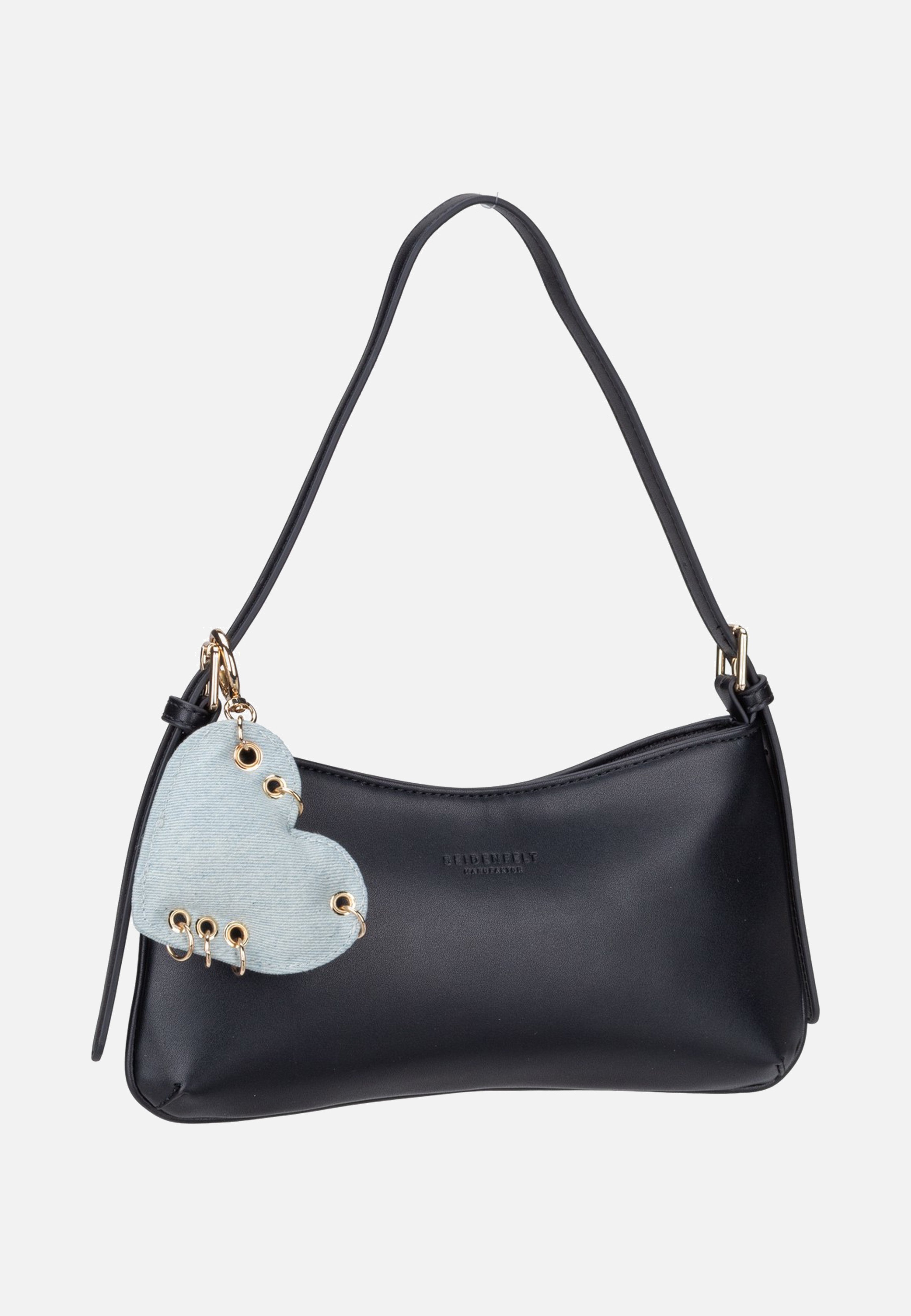 Seidenfelt Tahmela Pouchette Black Shoulder Bag