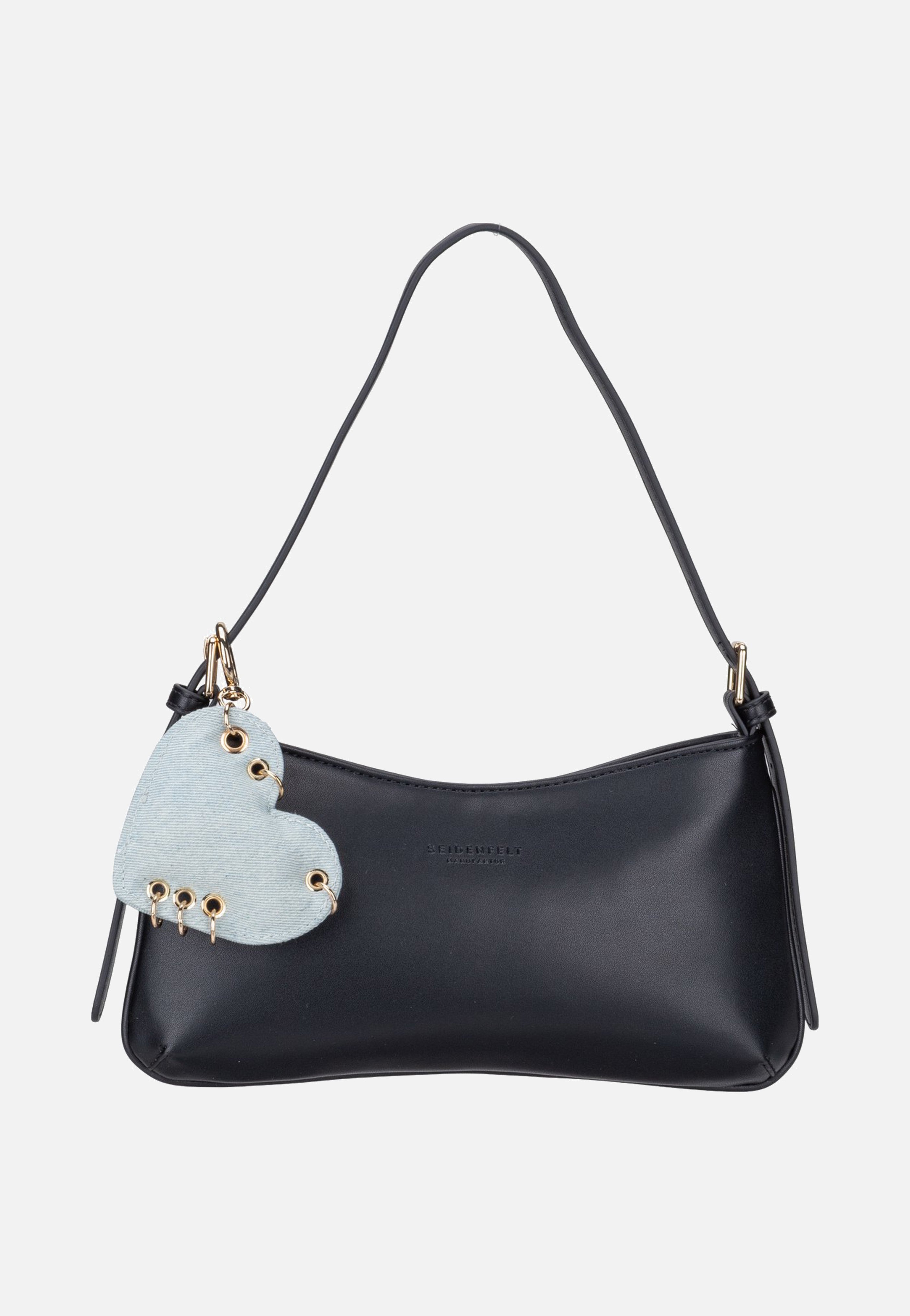 Seidenfelt Tahmela Pouchette Black Shoulder Bag