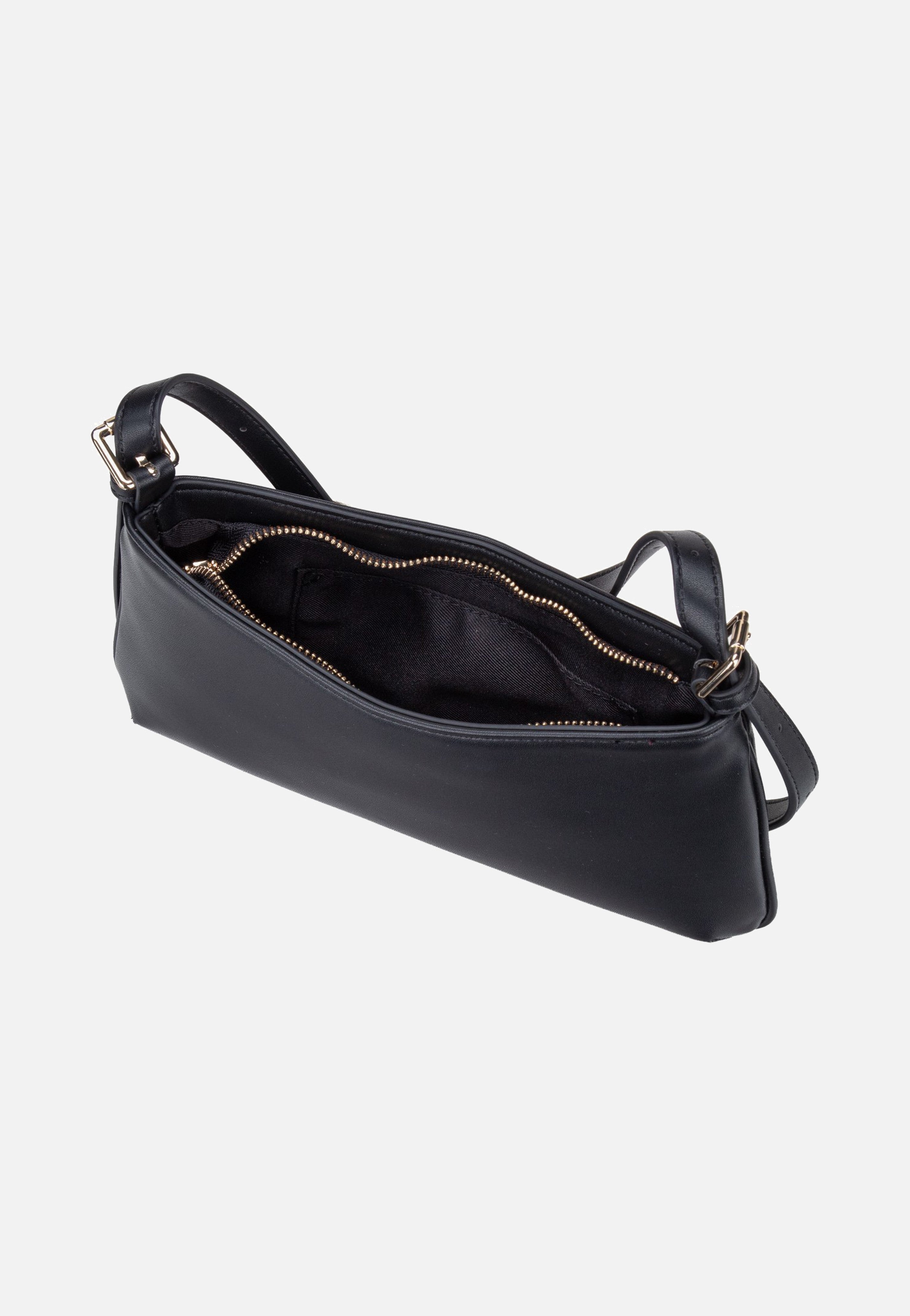 Seidenfelt Tahmela Pouchette Black Shoulder Bag