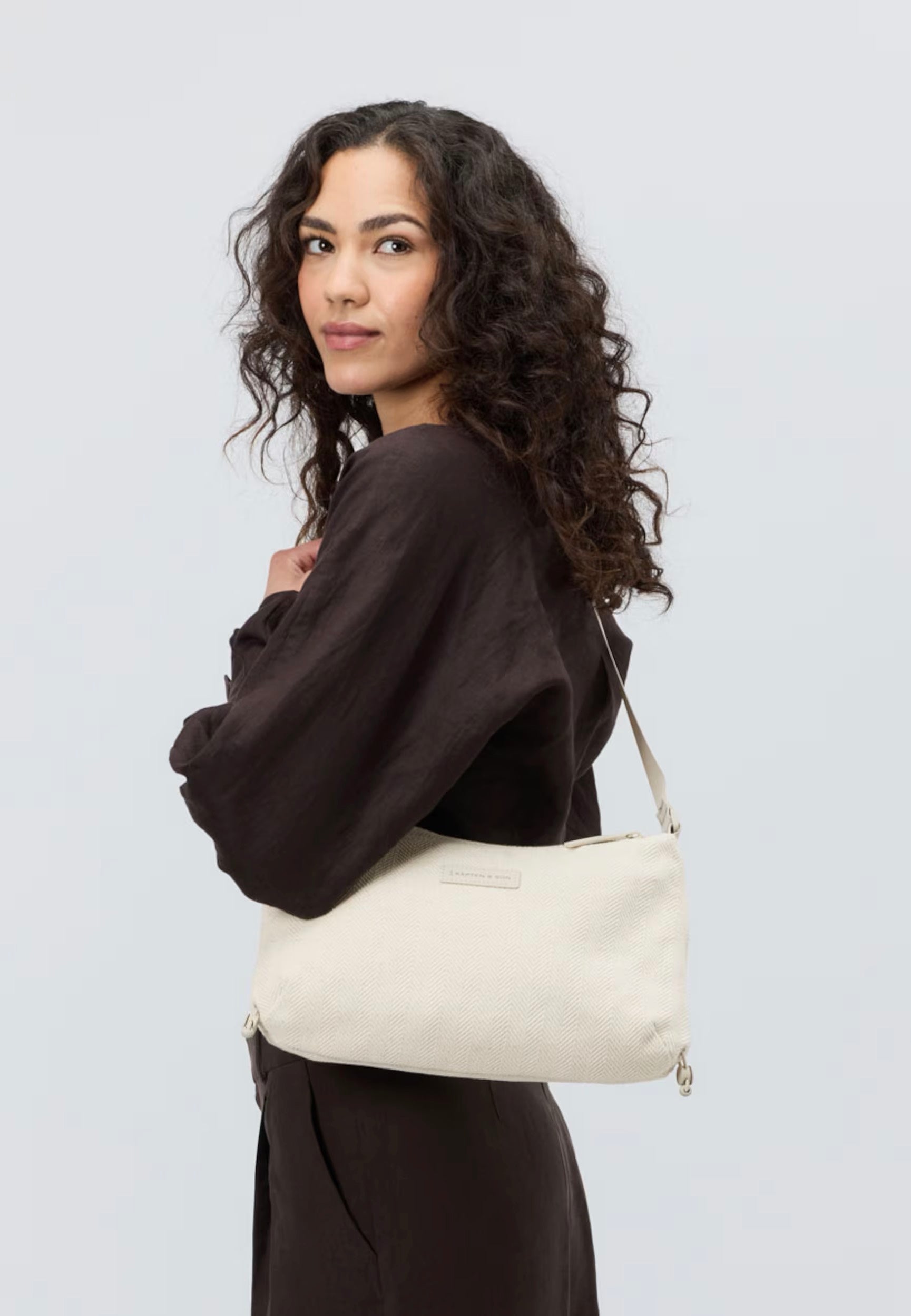 Kapten & Son Skara Small Ibiza Collection Sandstone Crossbody Bag