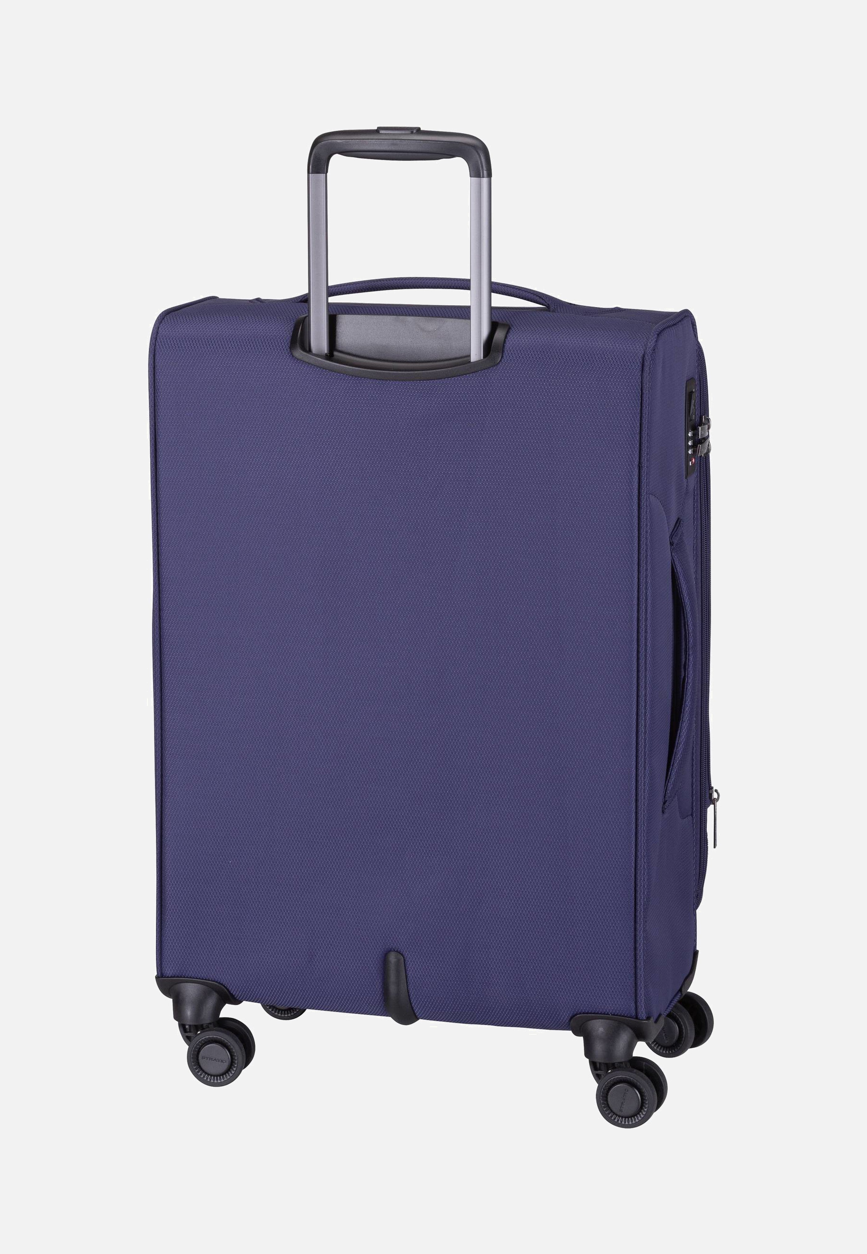 Stratic - Stratic Light+ Trolley M Dark Blue - Suitcase | Neutral-Image