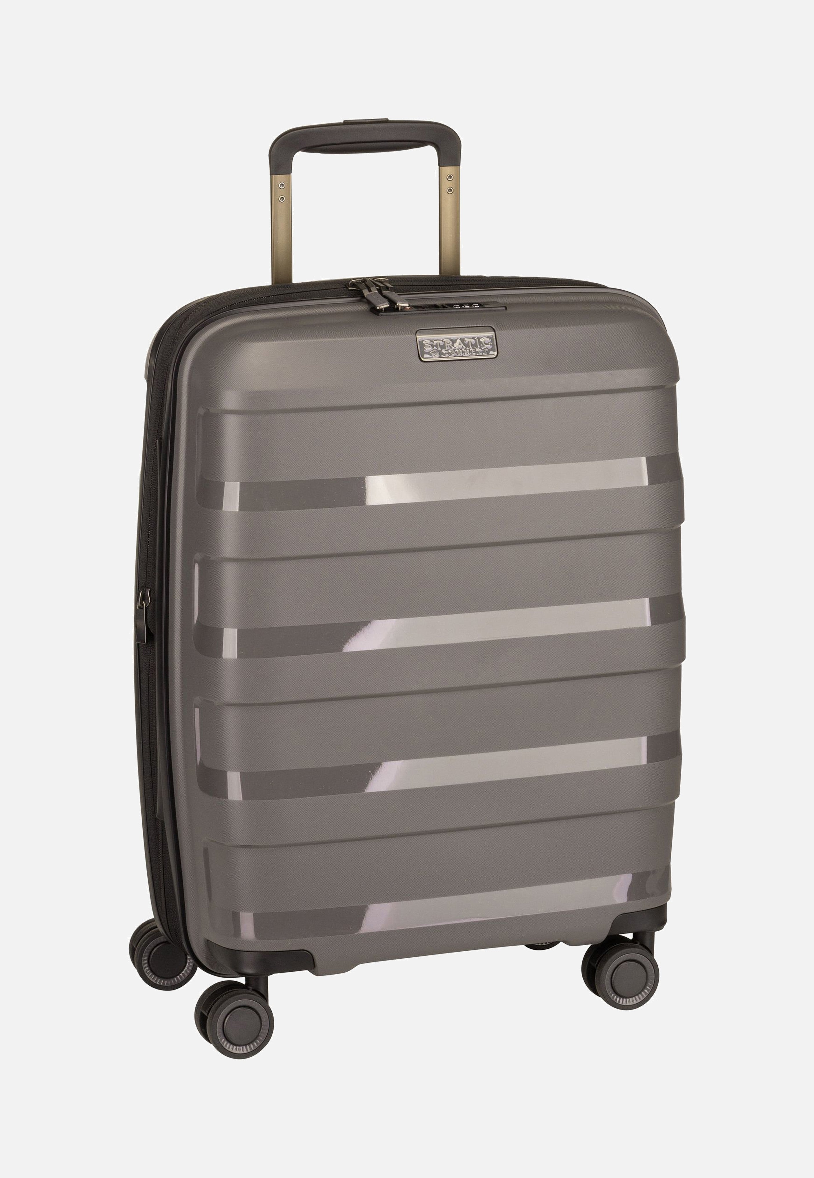 Stratic Straw+ Trolley S Dark Grey Suitcase