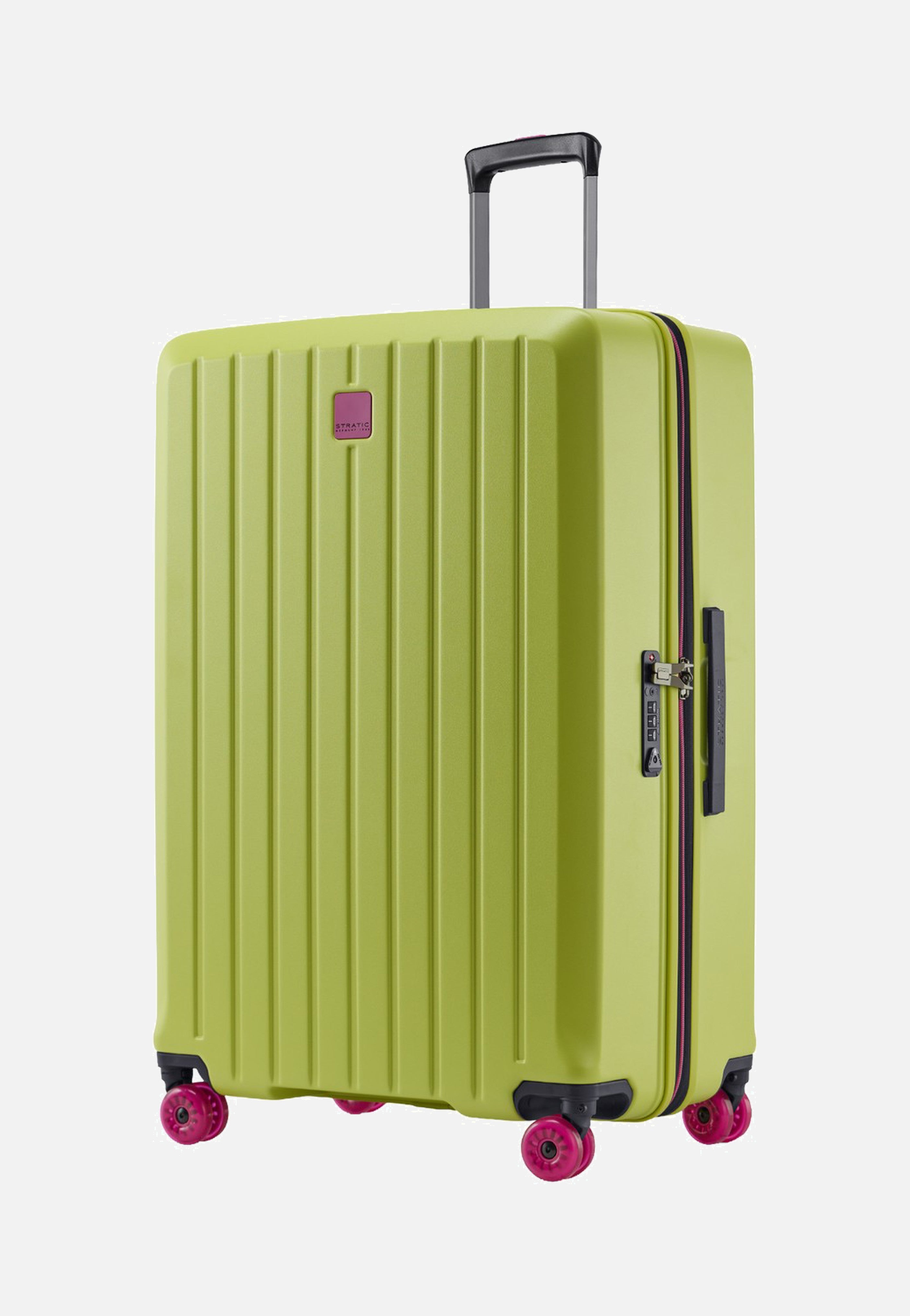 Stratic Buzz Trolley L Lime Green Suitcase