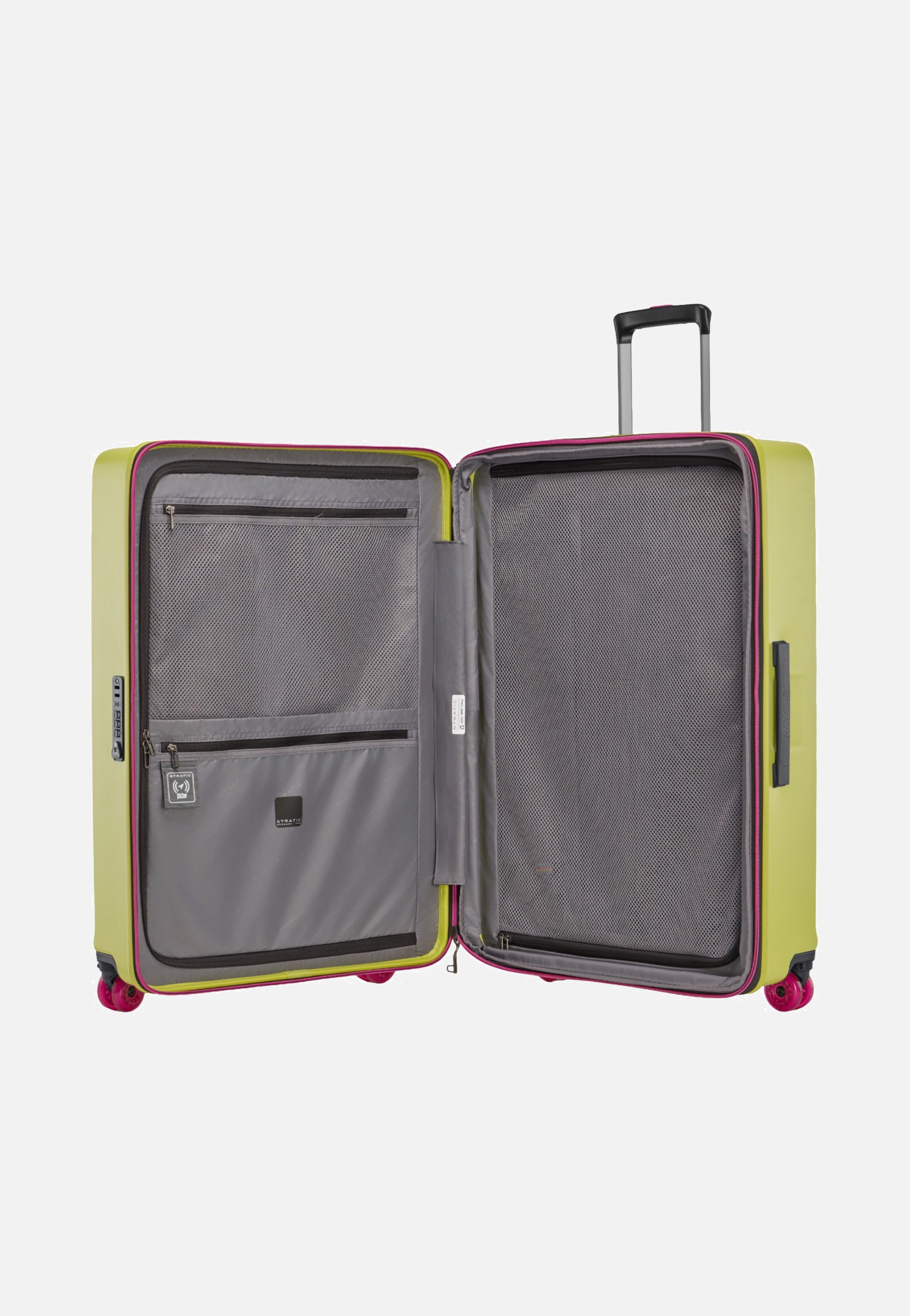 Stratic Buzz Trolley L Lime Green Suitcase