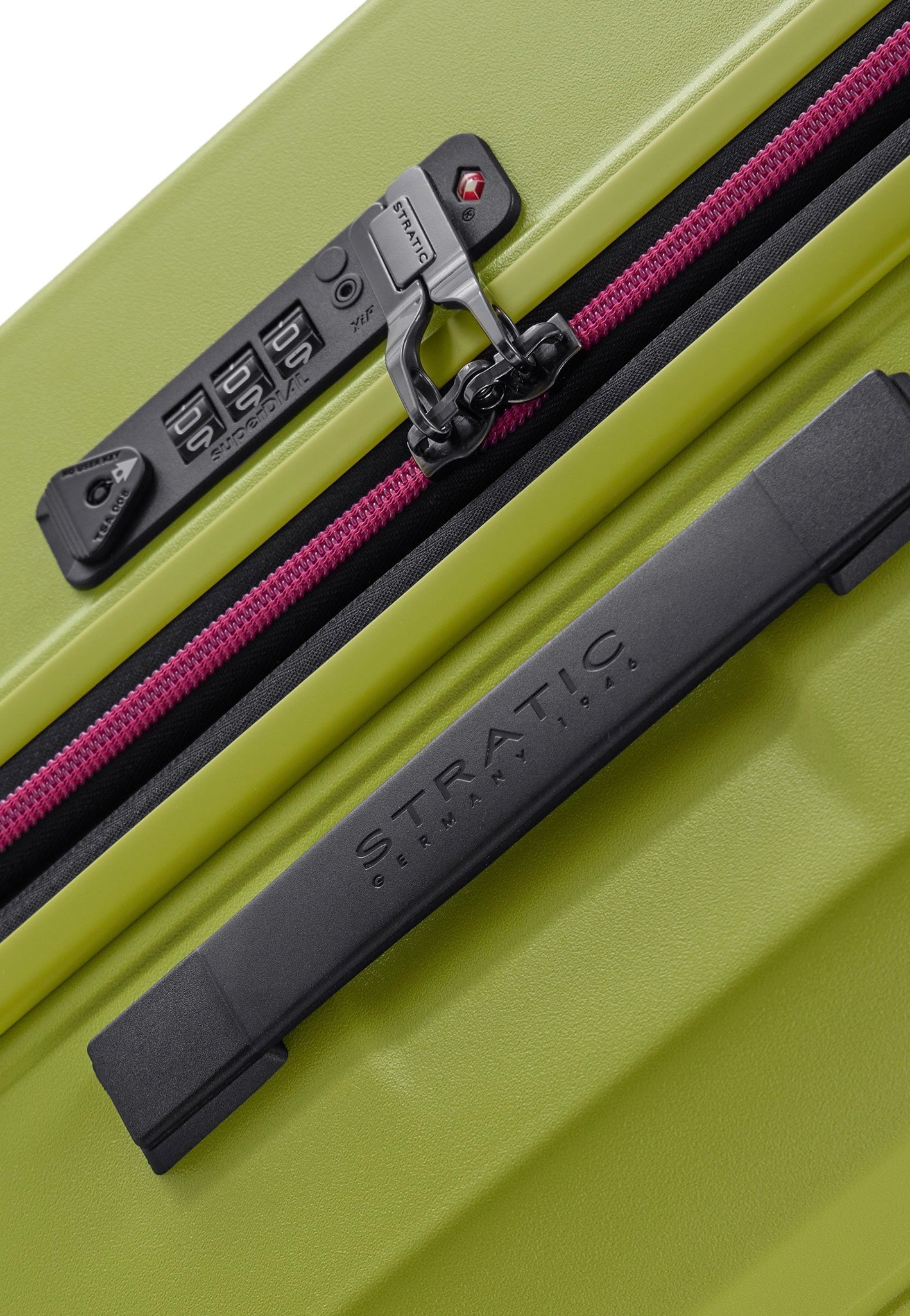 Stratic Buzz Trolley M Lime Green Suitcase