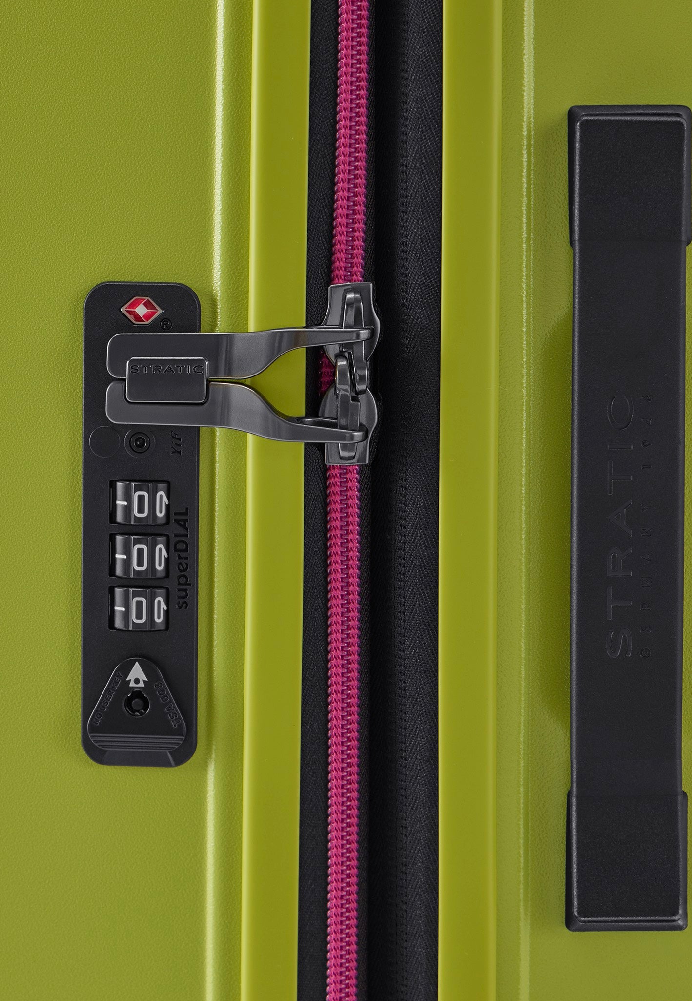 Stratic Buzz Trolley M Lime Green Suitcase
