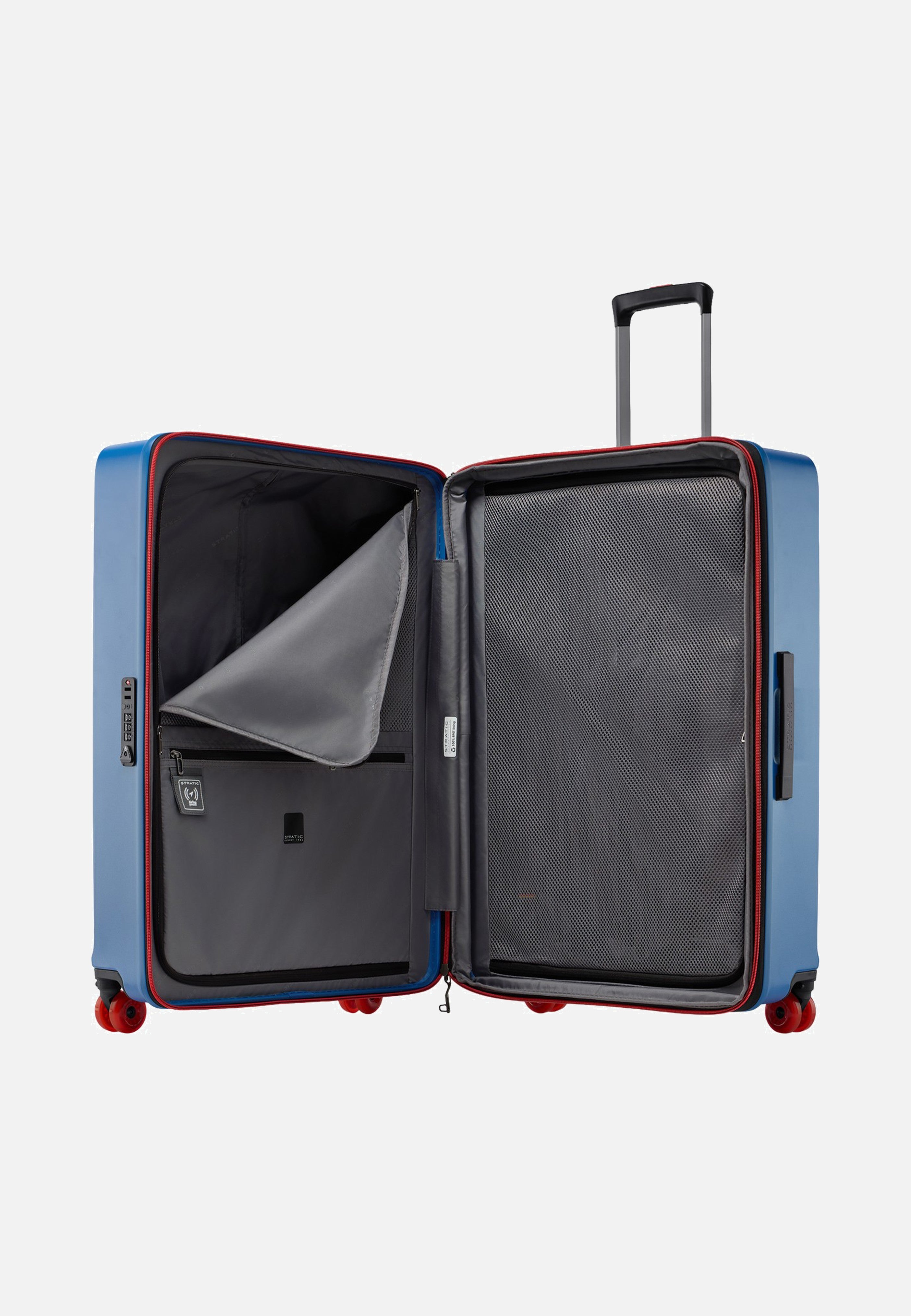 Stratic Buzz Trolley L Ocean Blue Suitcase