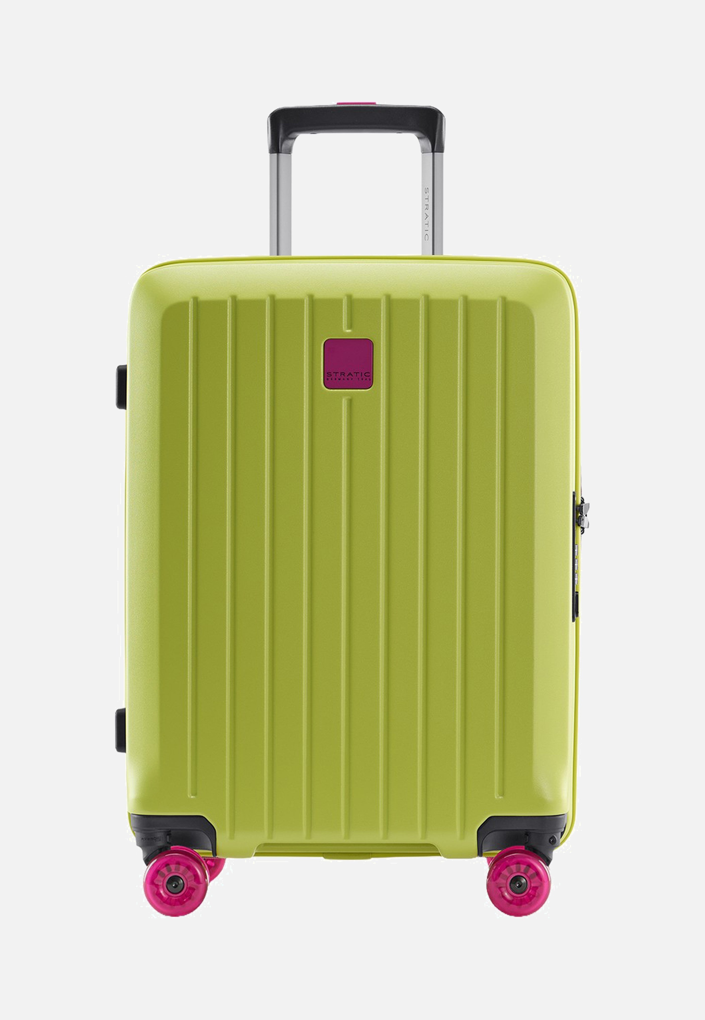 Stratic Buzz Trolley S Lime Green Suitcase
