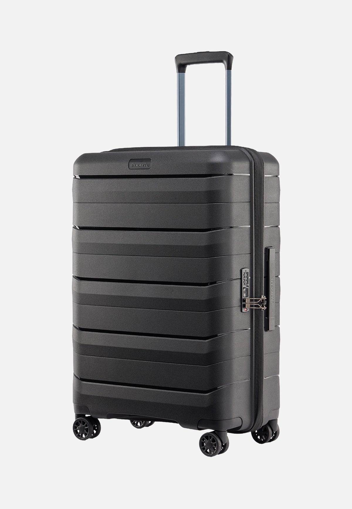 Stratic Ethos Trolley M Black Suitcase