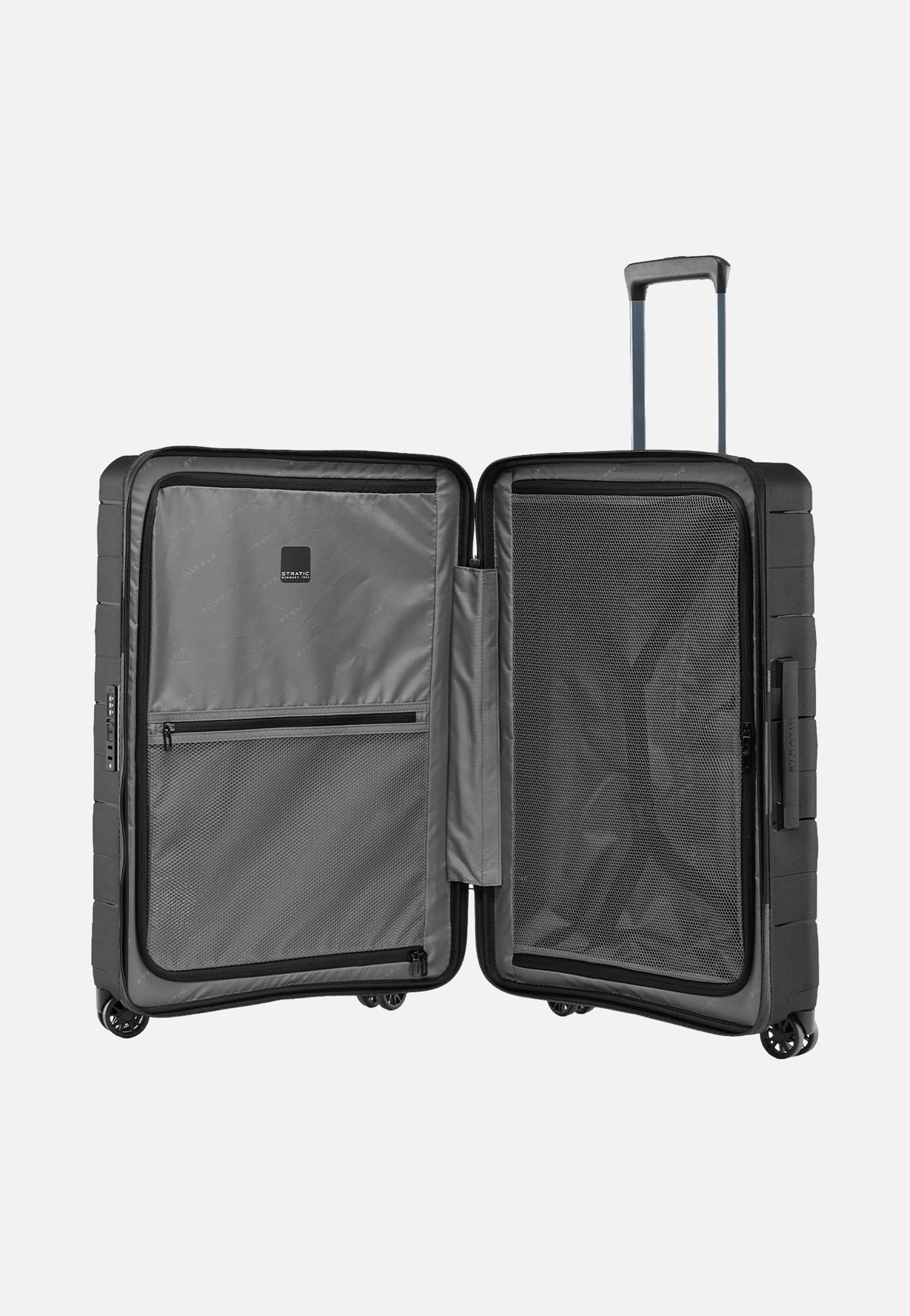 Stratic Ethos Trolley S Black Suitcase