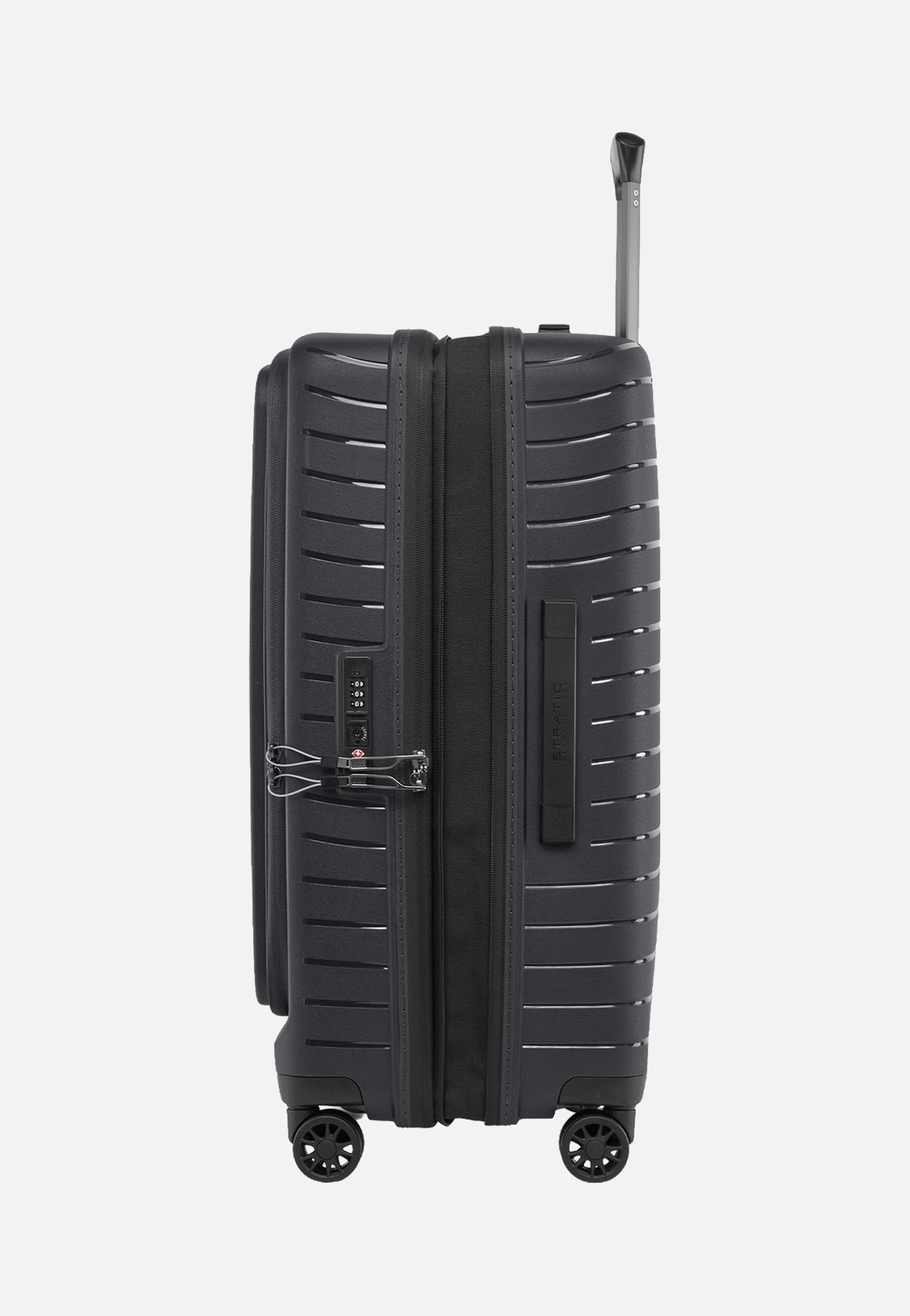 Stratic Novium ML Trolley M Black Suitcase
