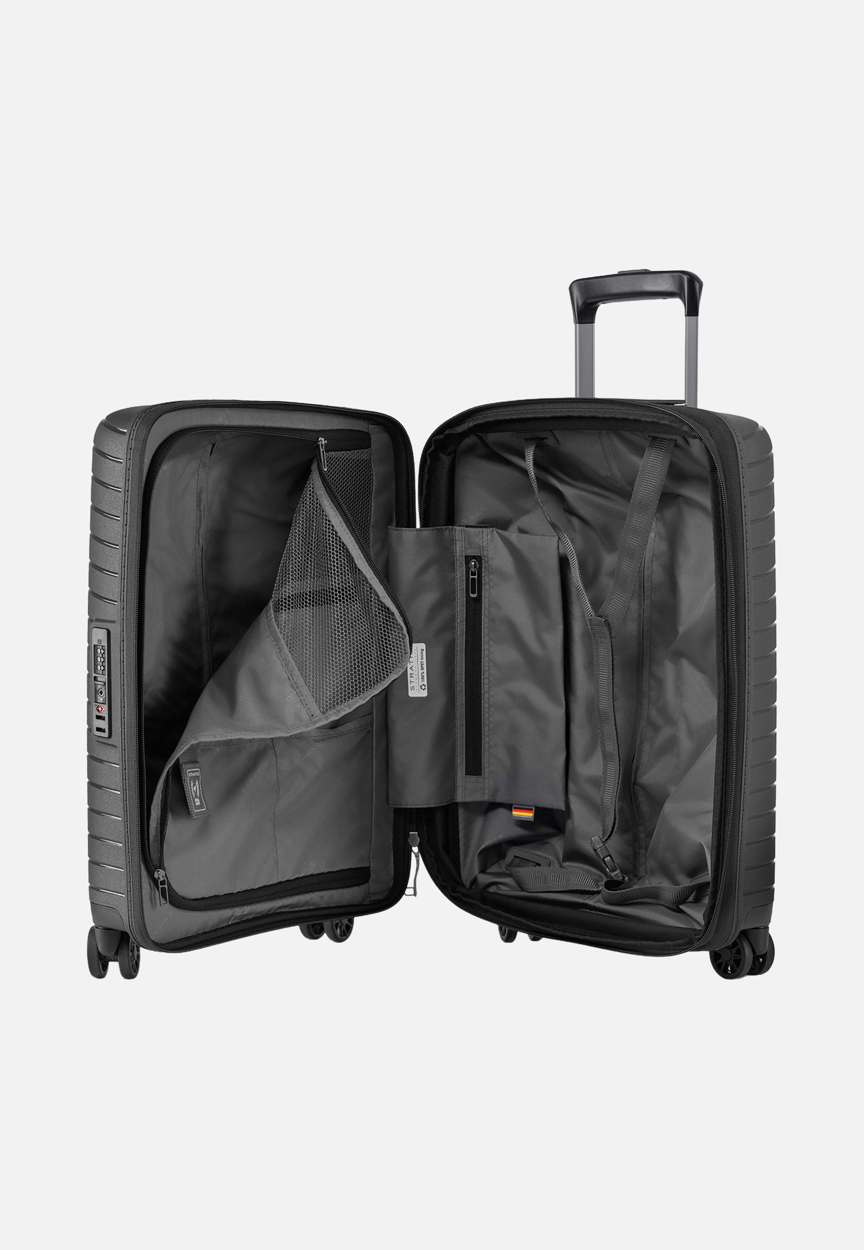 Stratic Novium SL Trolley S Black Suitcase