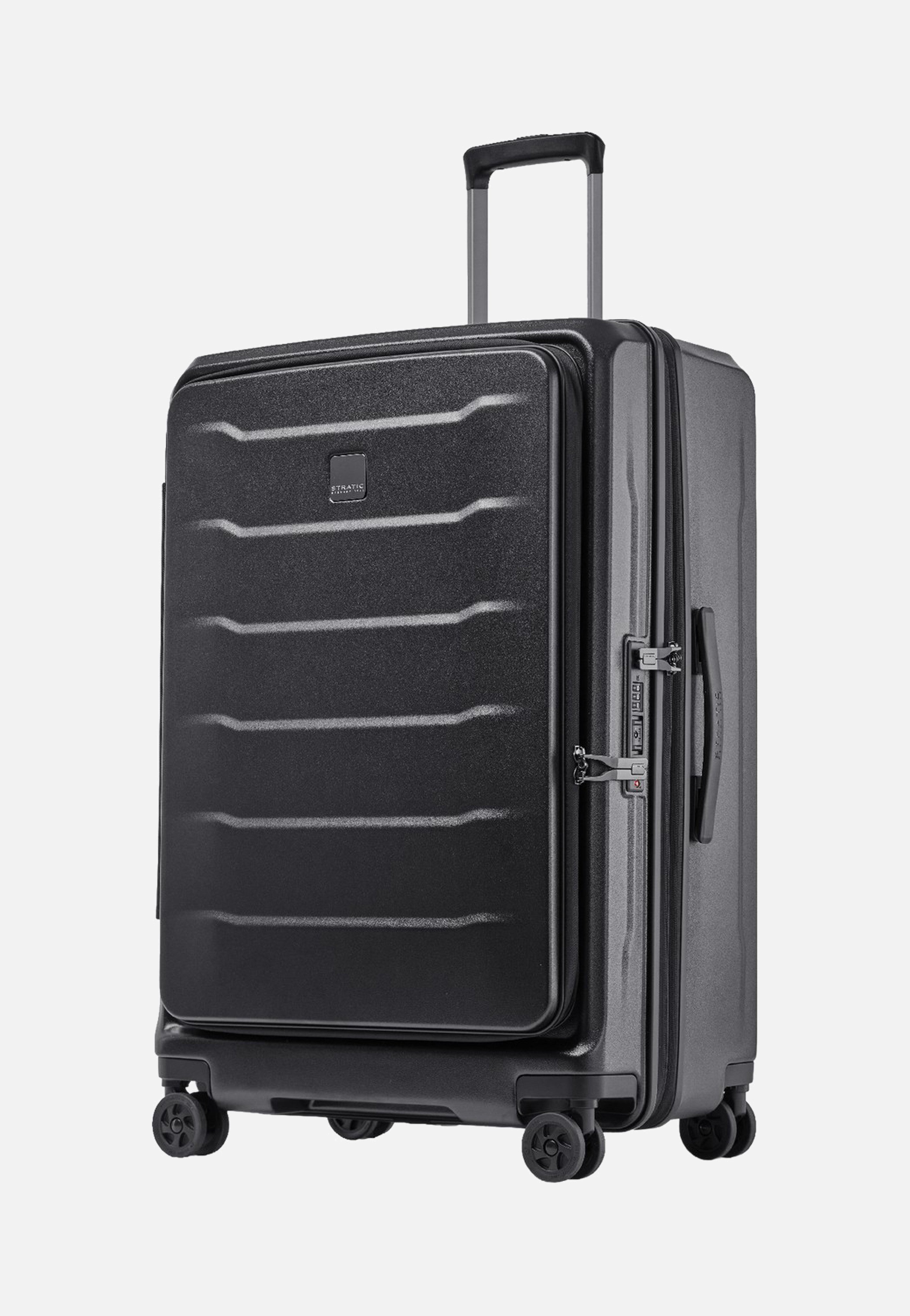 Stratic Phoenix ML Trolley L Black Suitcase