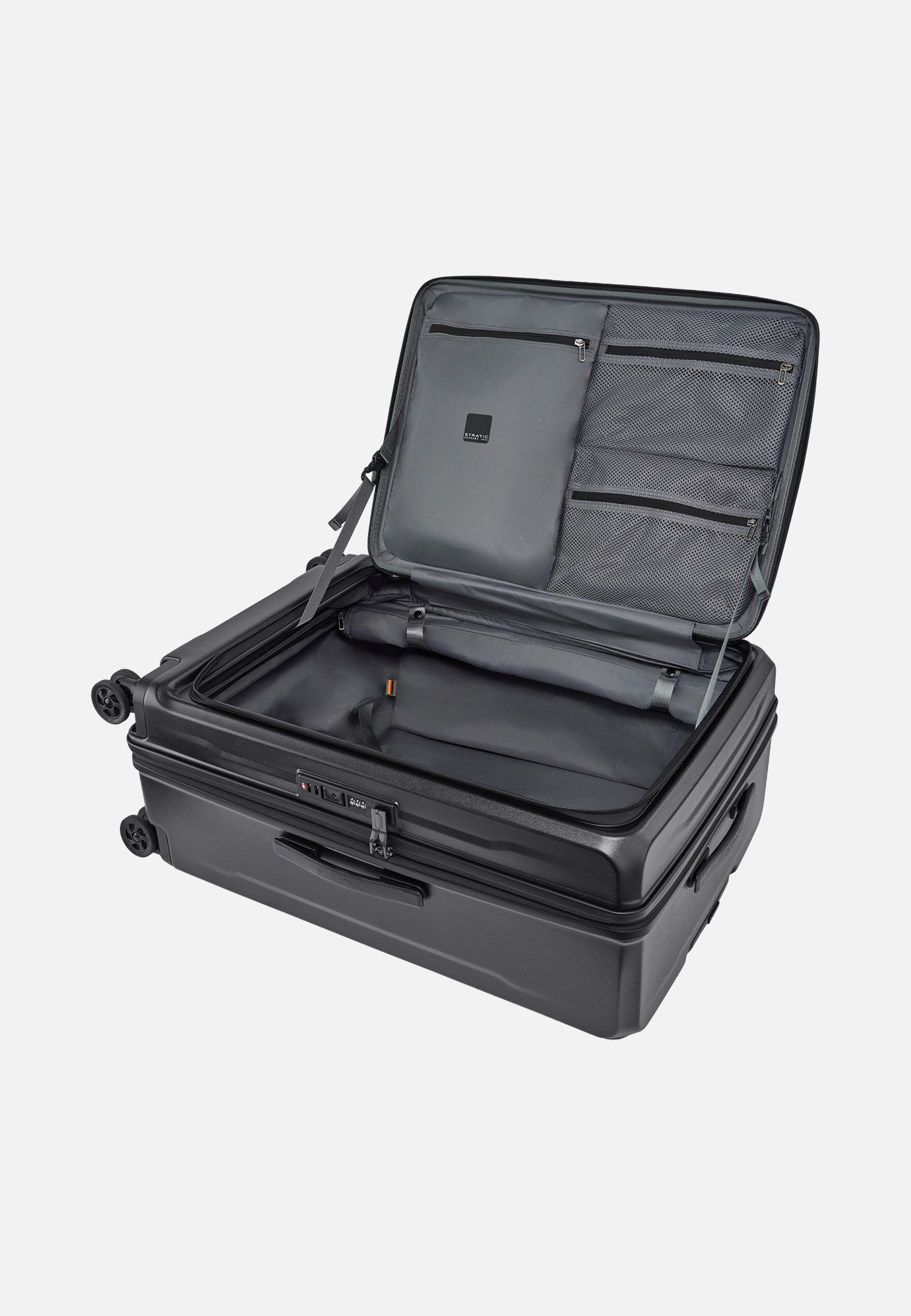 Stratic Phoenix ML Trolley L Black Suitcase