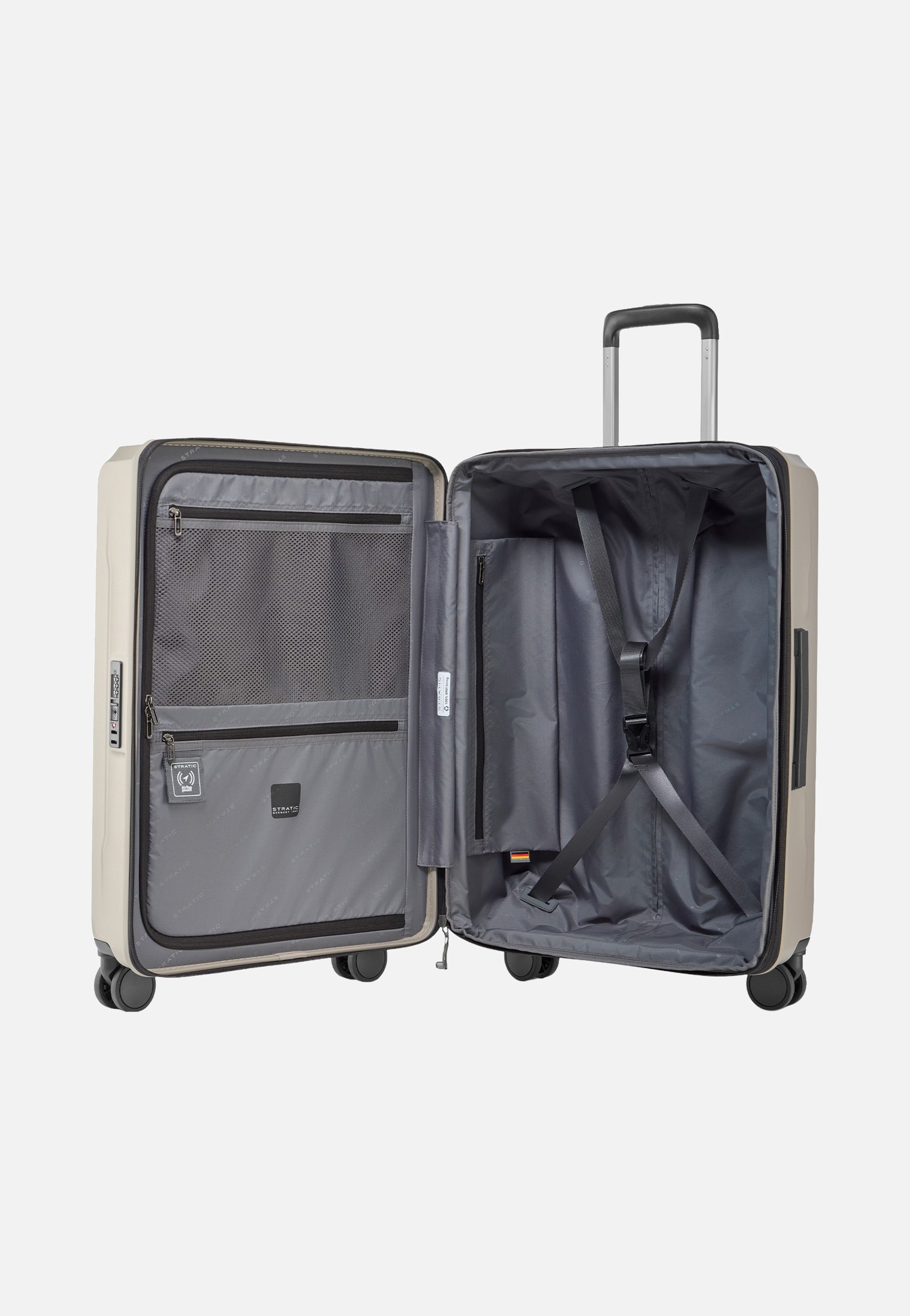 Stratic Phoenix SL Trolley M Champagne Suitcase