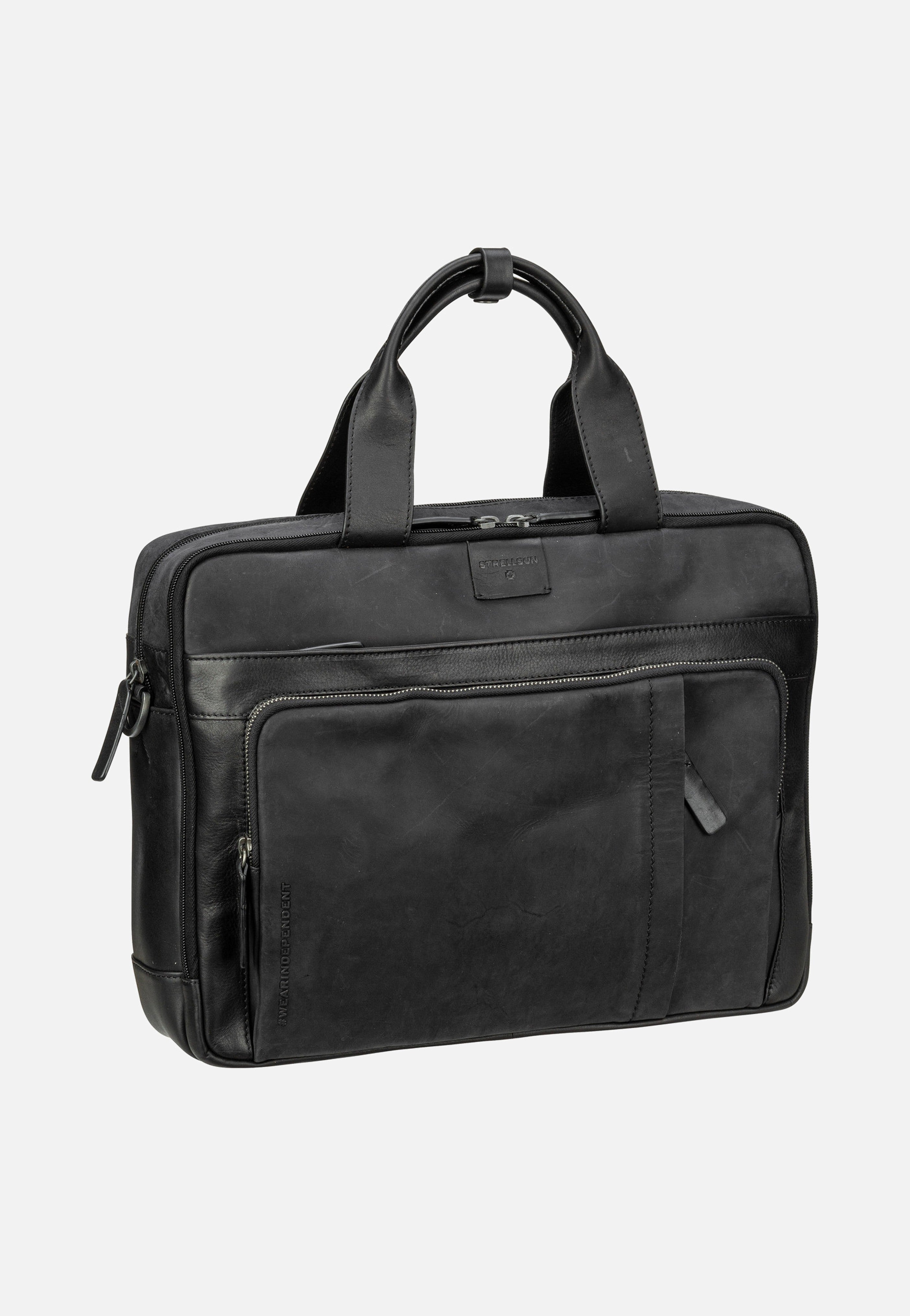 Strellson - Brick Lane Charles Briefbag MHZ Black - Briefcase | Men-Image