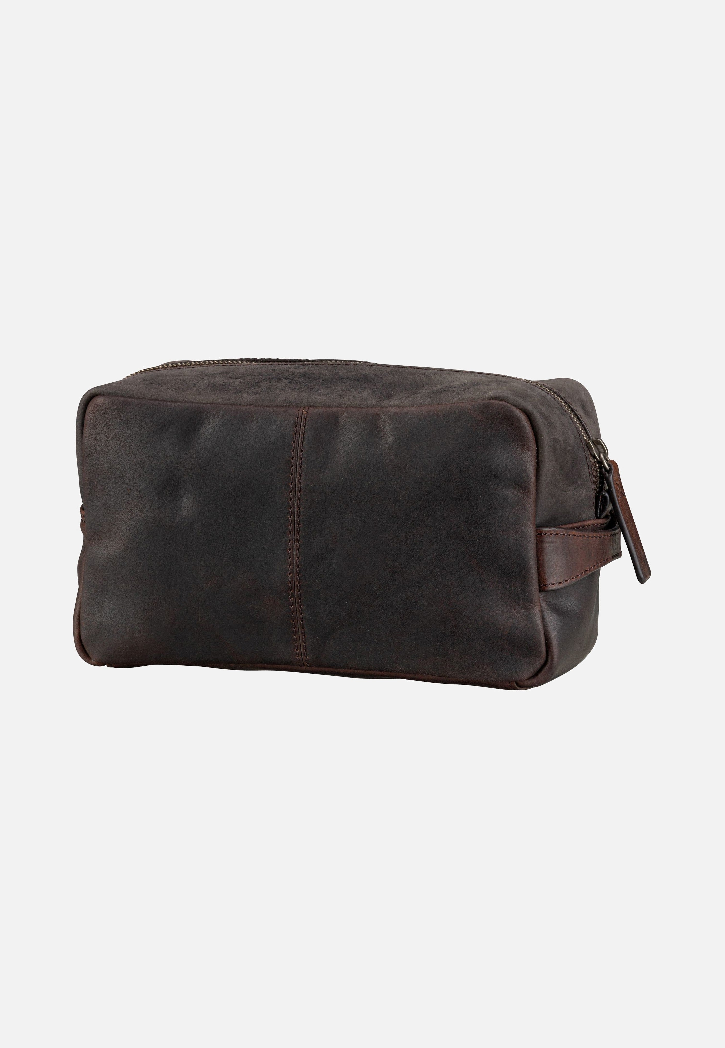 Strellson Brick Lane Dick Washbag SHZ Dark Brown Toiletry Bag