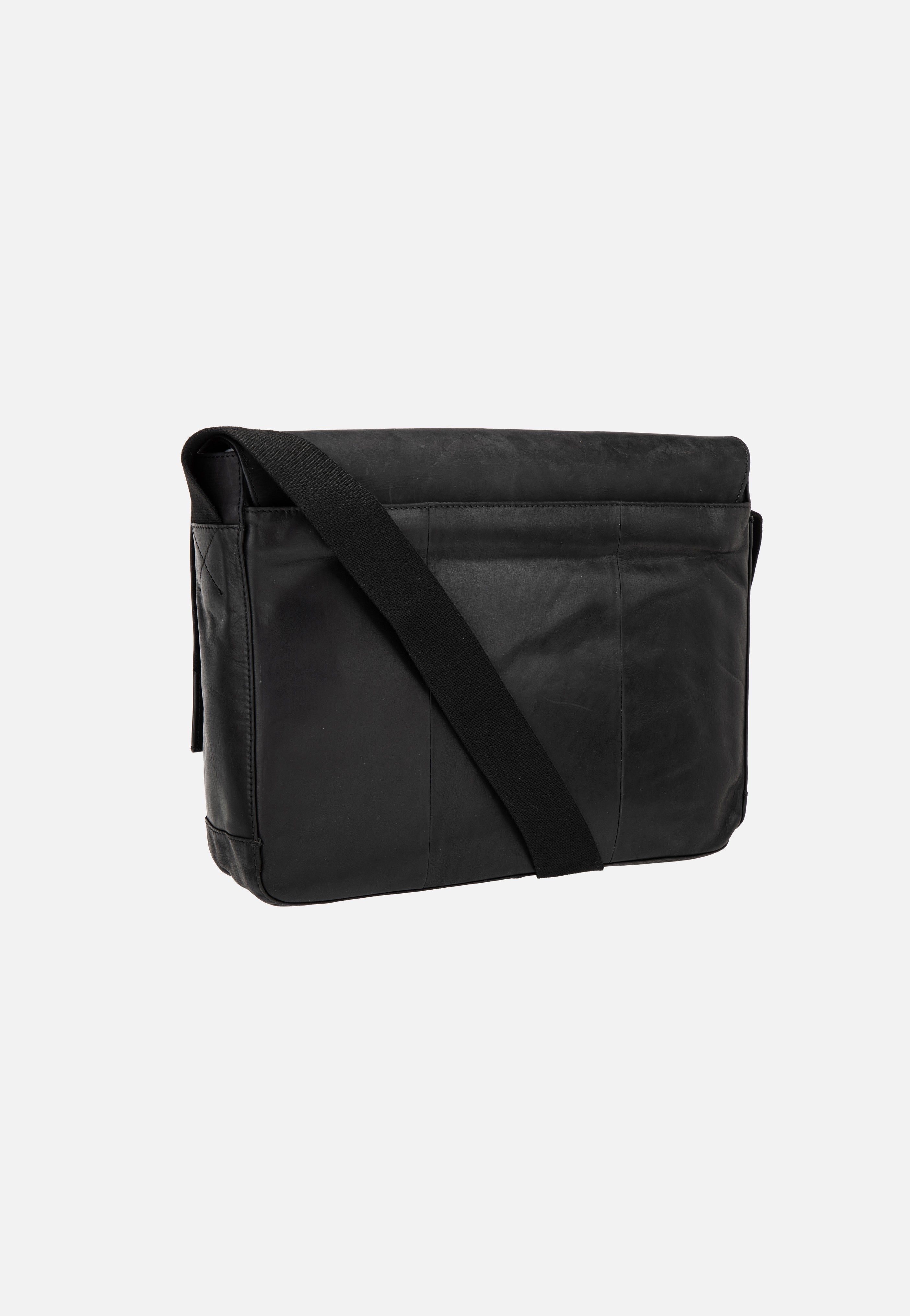 Strellson Brick Lane Jeremy LHF Black Messenger Bag