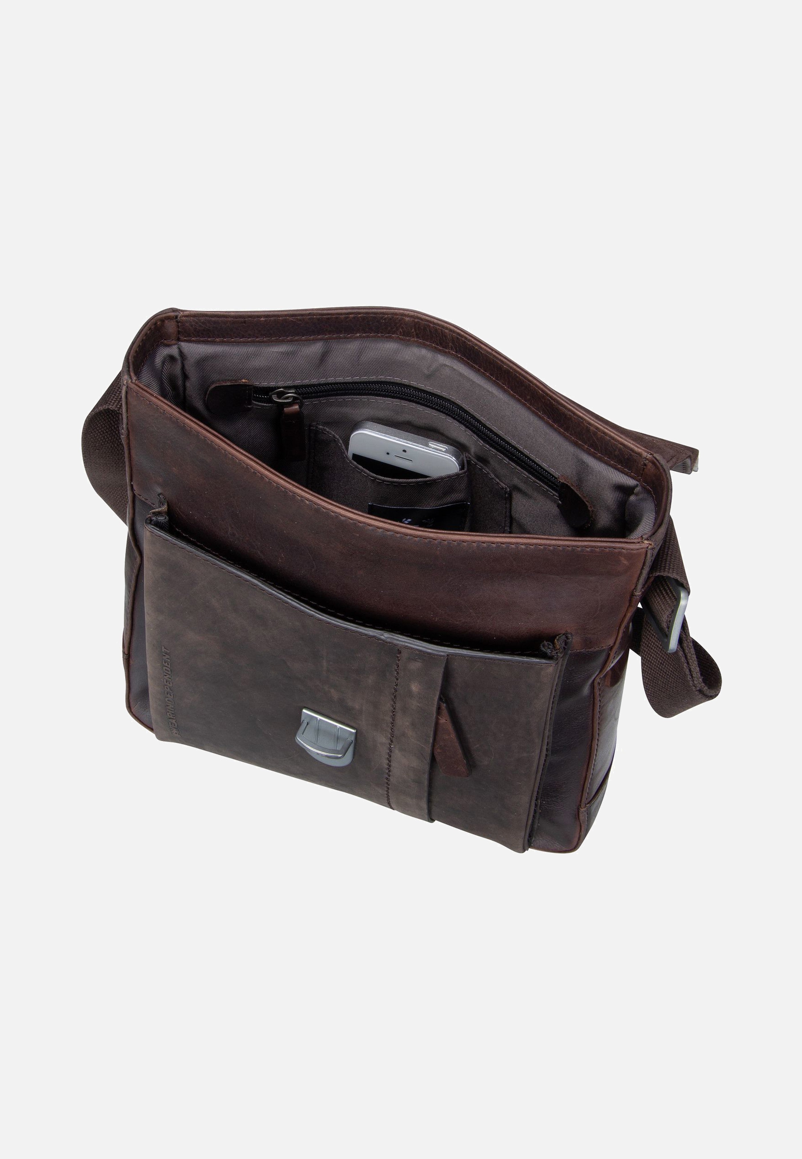 Strellson Brick Lane Jeremy SVF Dark Brown Crossbody Bag