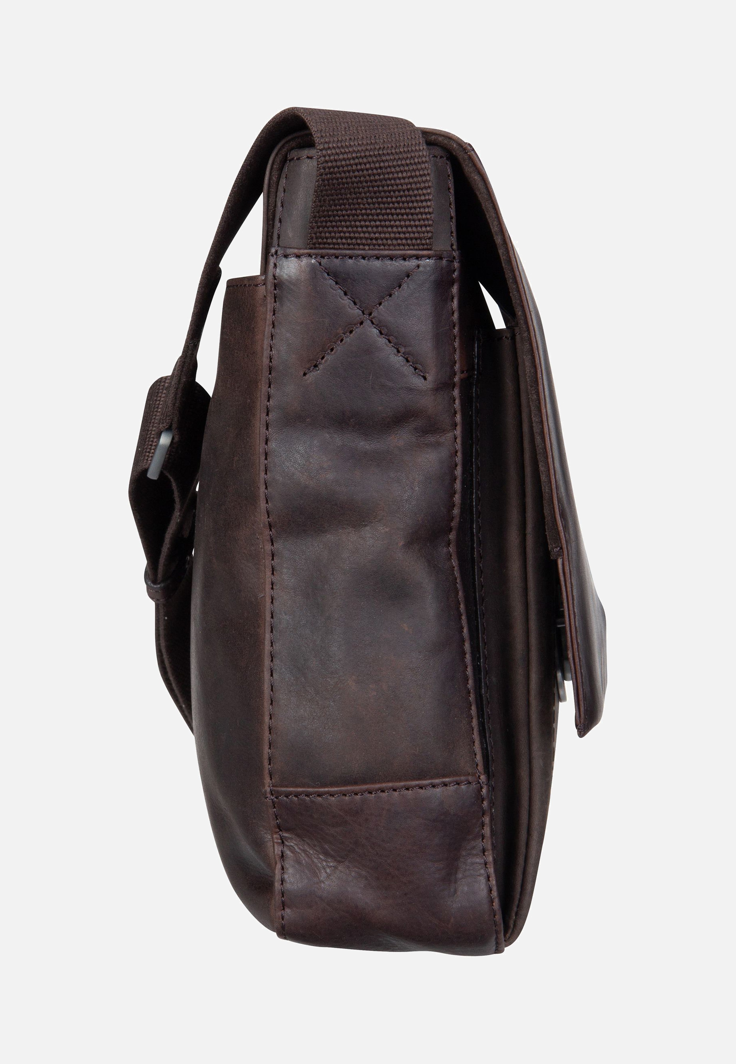 Strellson Brick Lane Jeremy SVF Dark Brown Crossbody Bag
