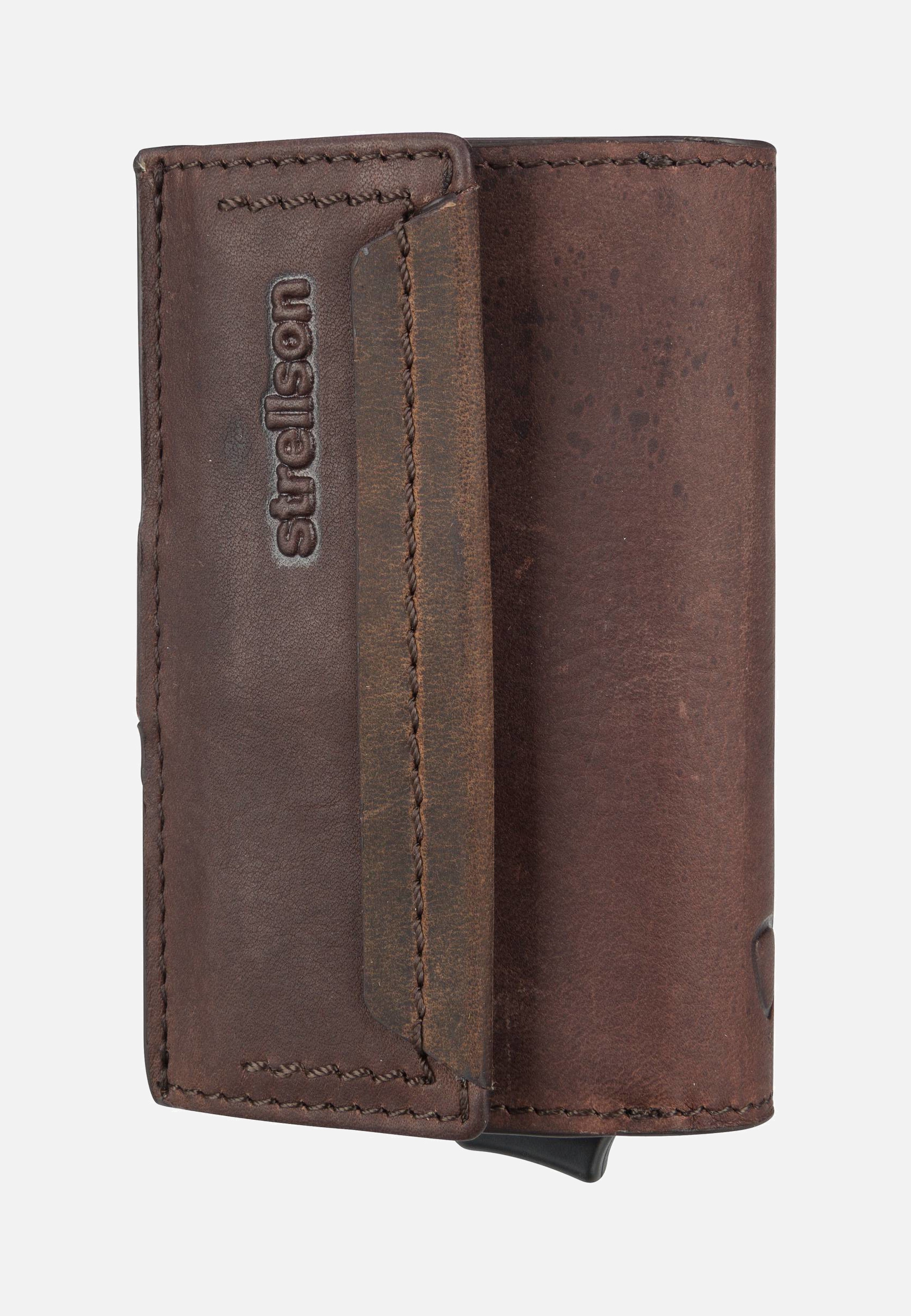 Strellson - Camden C Three E-Cage SV8F Dark Brown - Card Holder | Men-Image