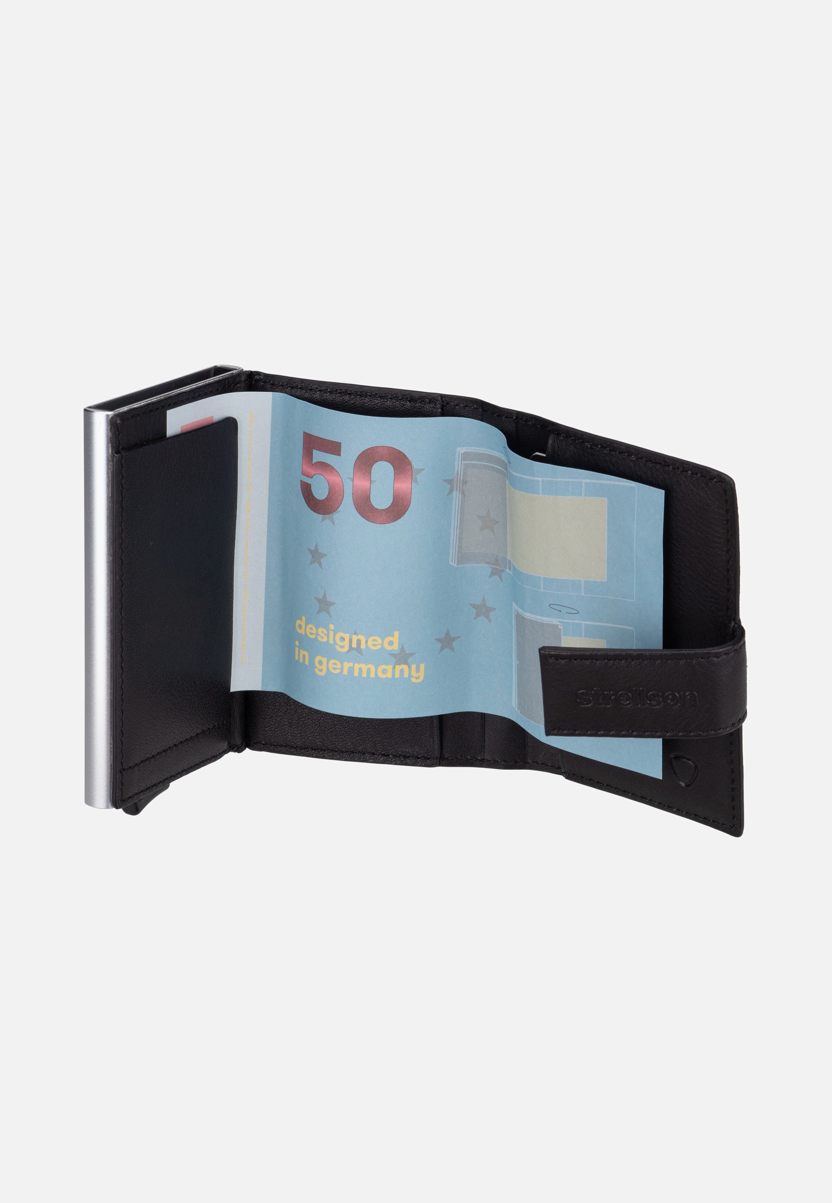 Strellson - Carter C Two E-Cage SV8 Black - Wallet | Neutral-Image
