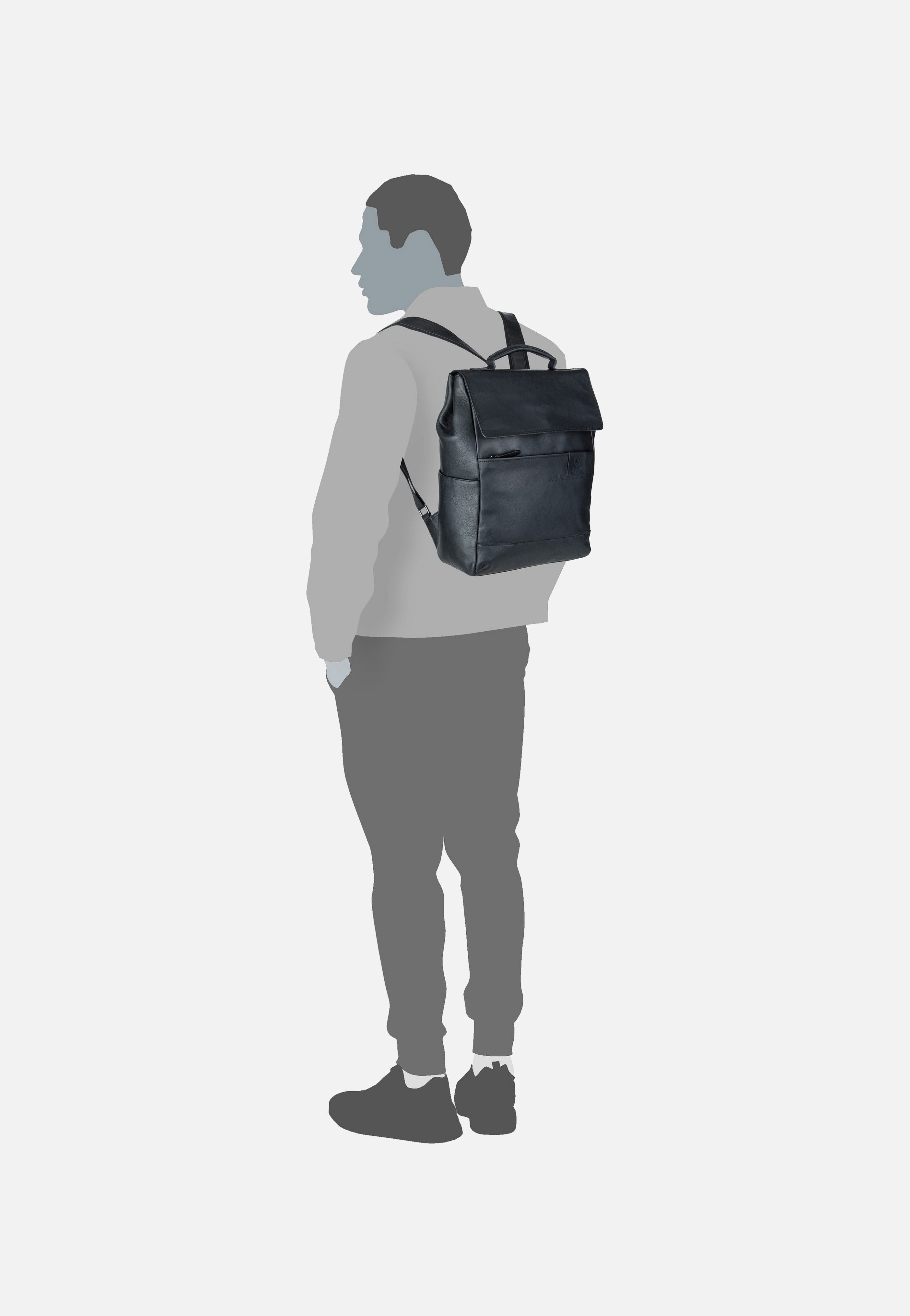 Strellson Hyde Park MVF Black Backpack