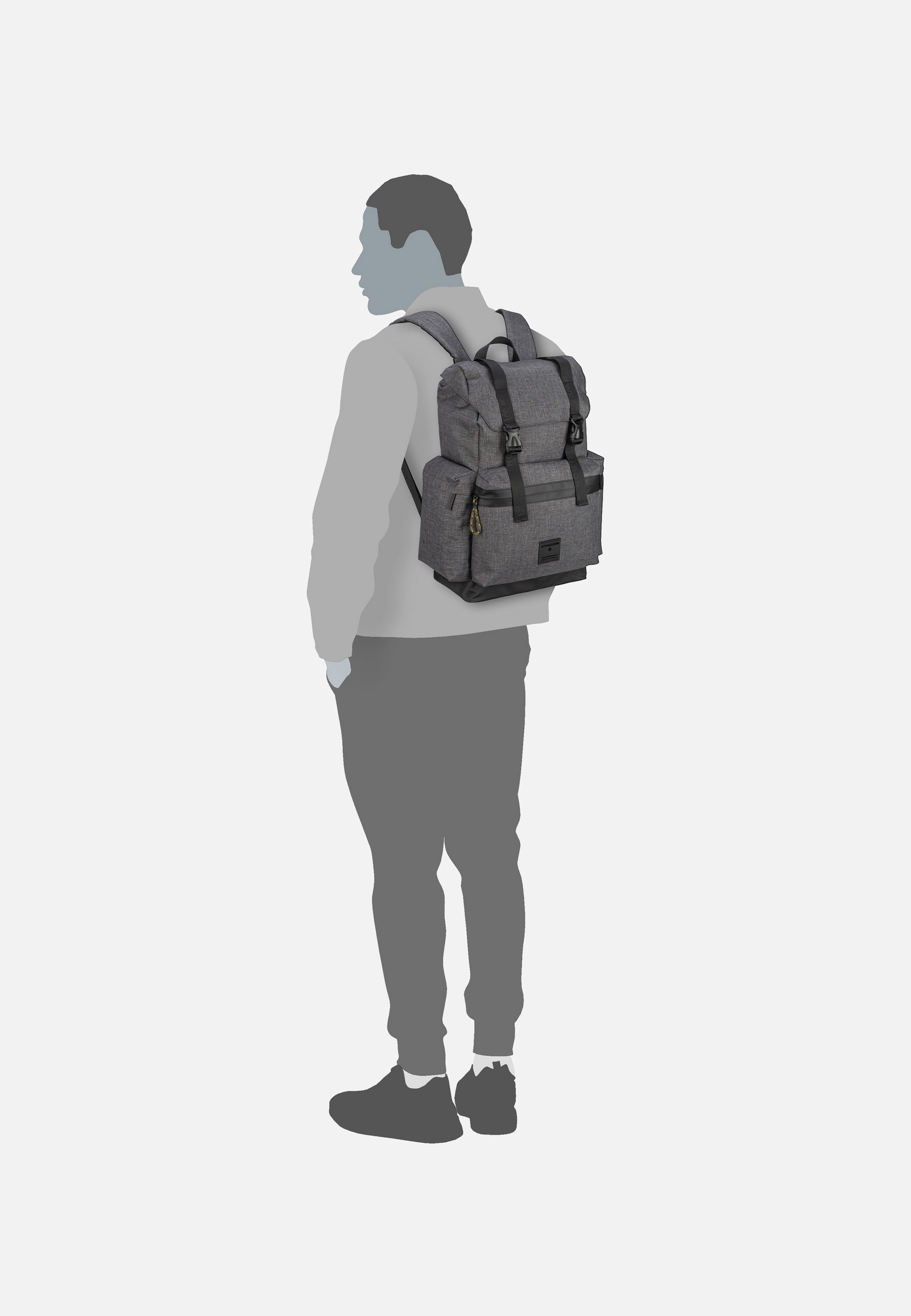Strellson - Northwood 2.0 Cooper LVF 1 Dark Grey - Backpack | Neutral-Image