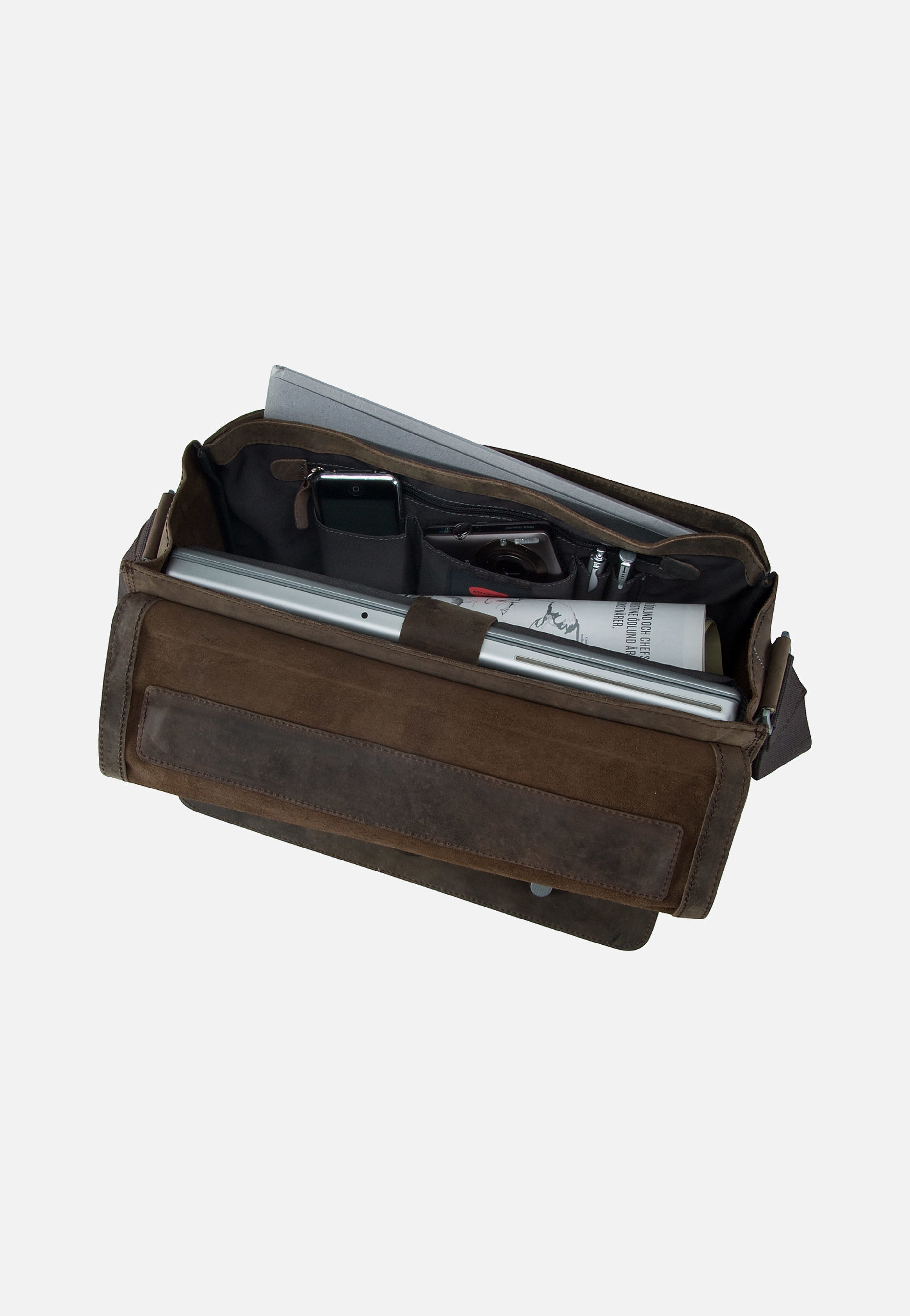 Strellson - Richmond Briefbag L Dark Brown - Briefcase | Men-Image