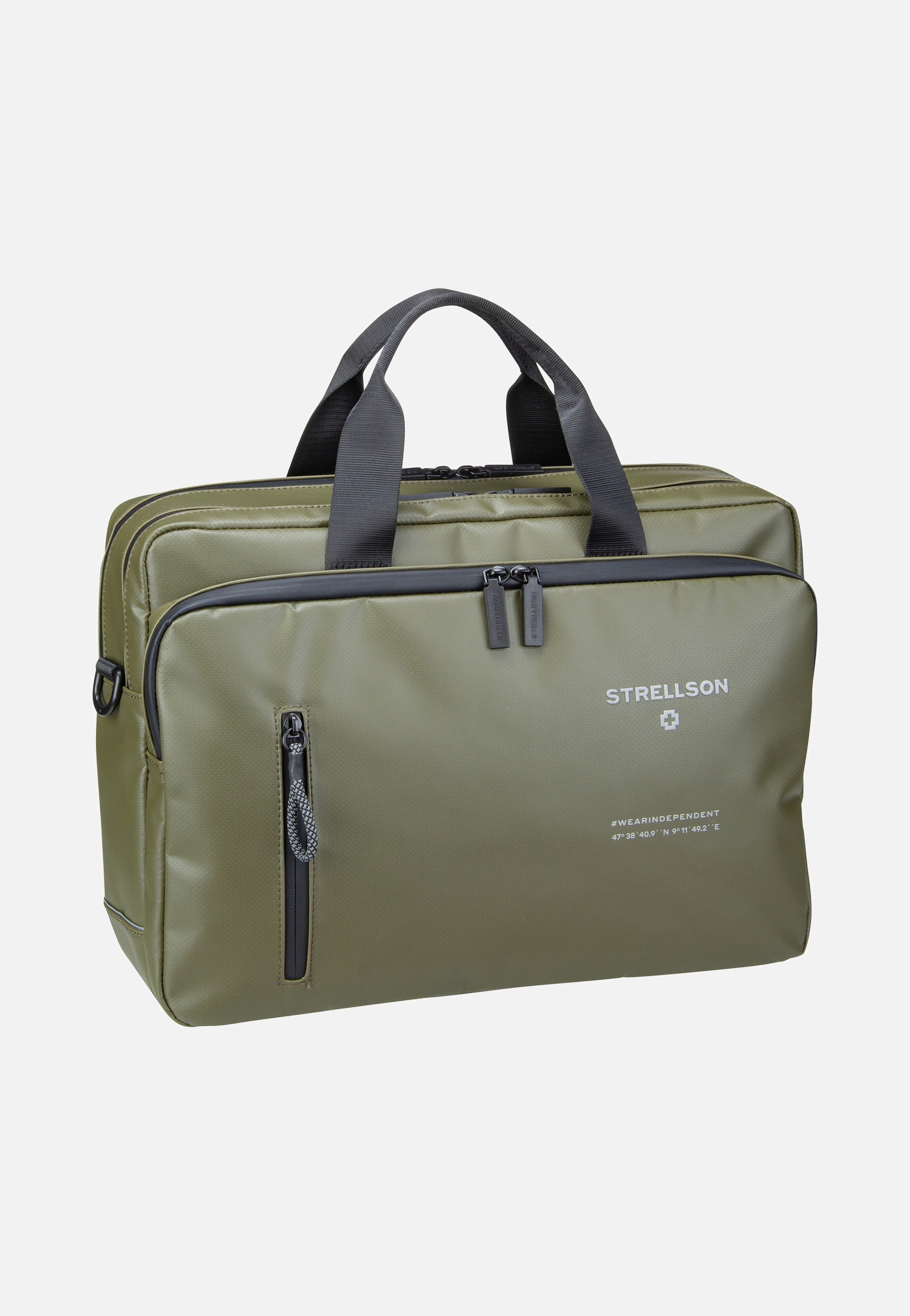 Strellson - Stockwell 2.0 Charles Briefbag MHZ Khaki - Briefcase | Men-Image