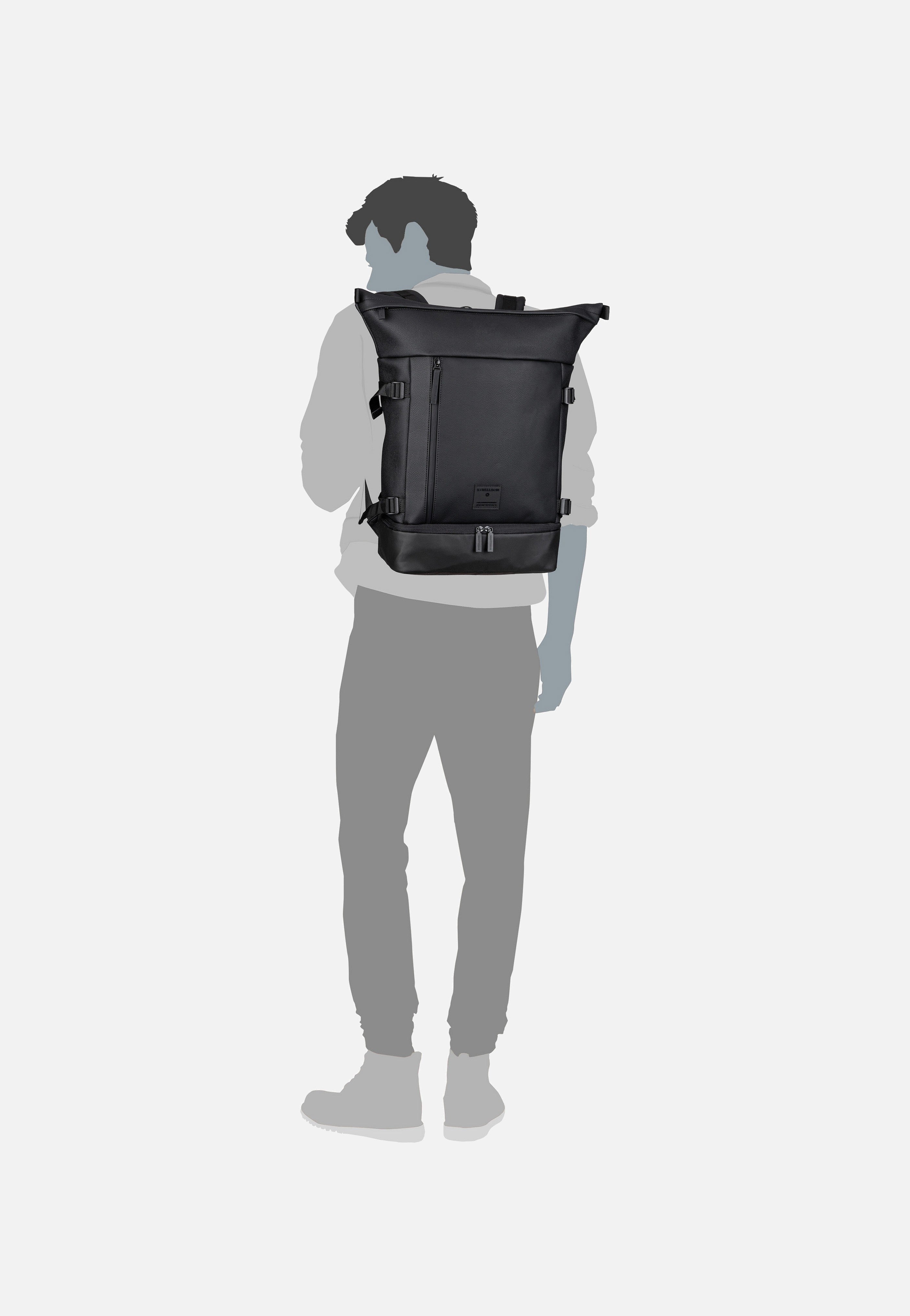 Strellson Westferry Sebastian LVZ Black Backpack