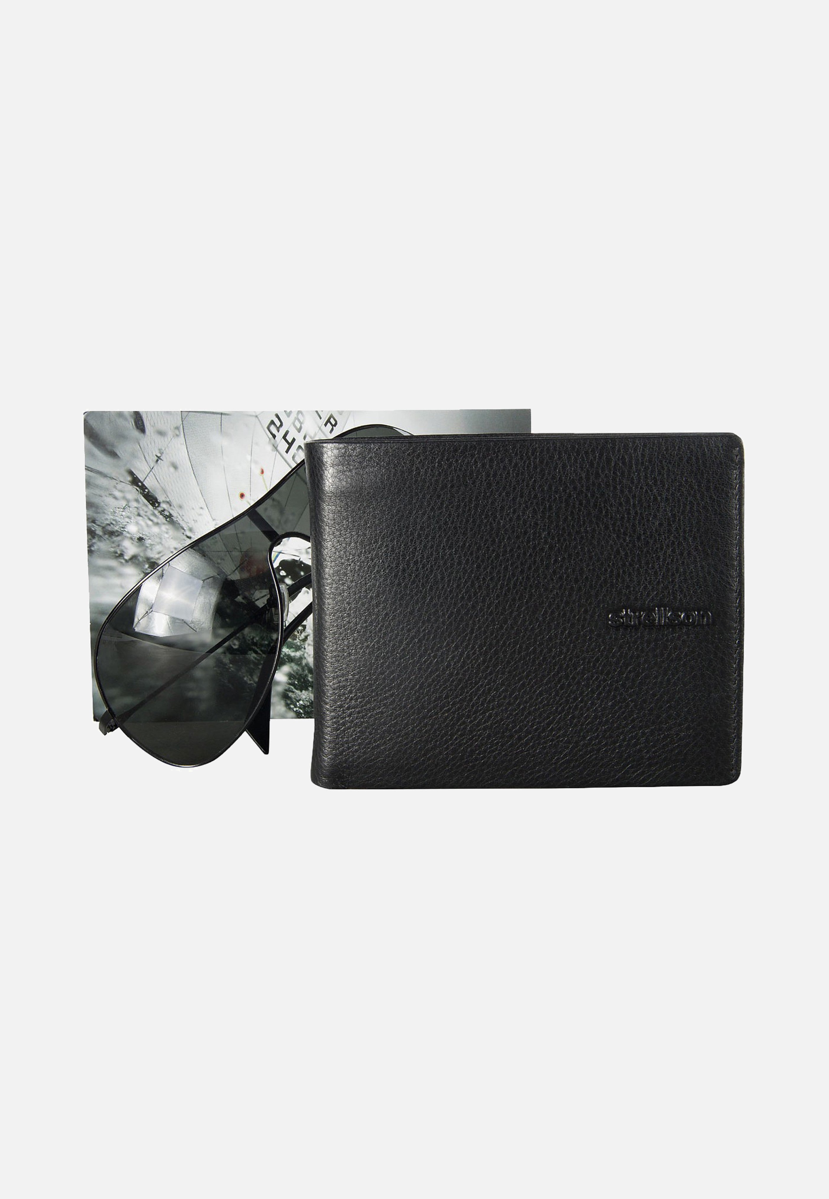 Strellson Carter Bill Fold H8 Black Wallet
