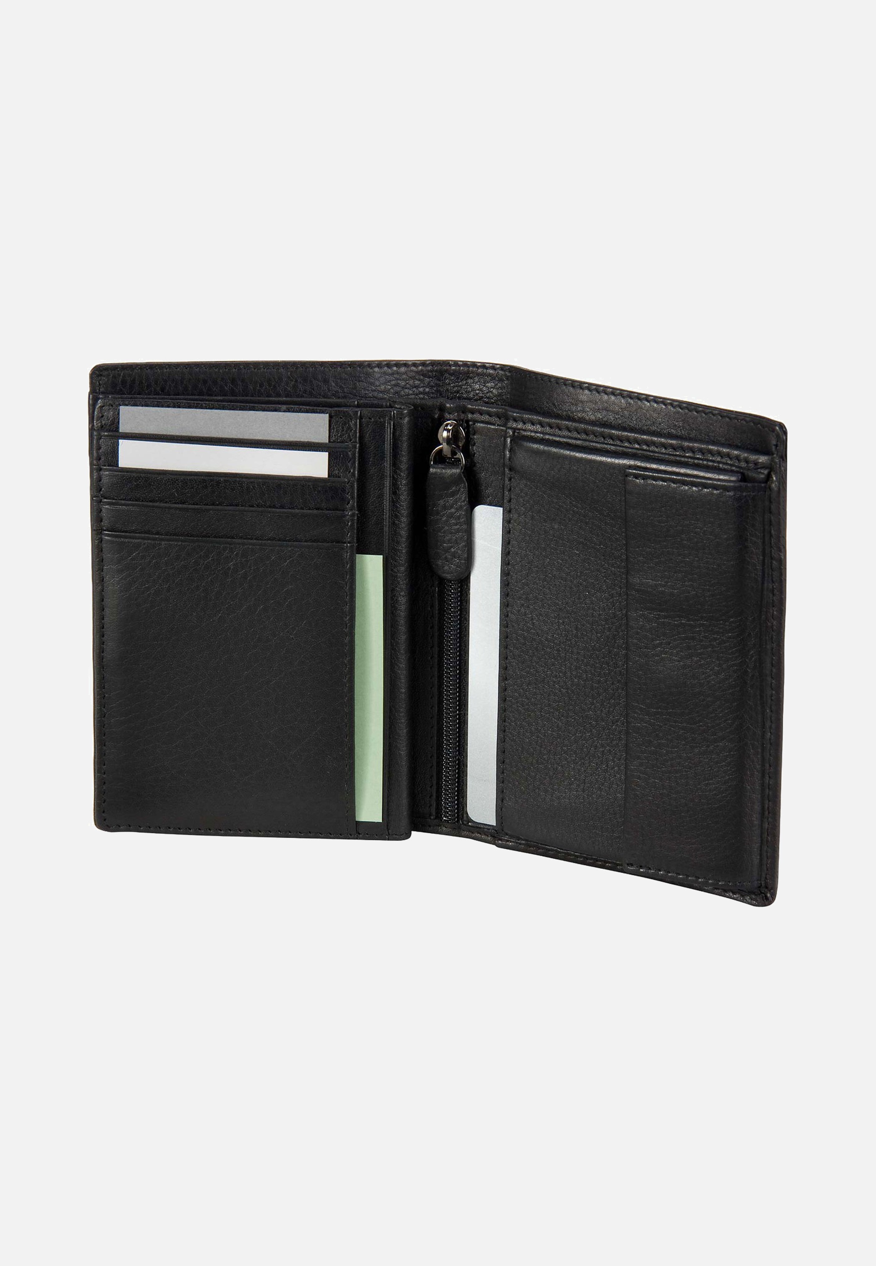 Strellson Carter Bill Fold V8 Black Wallet